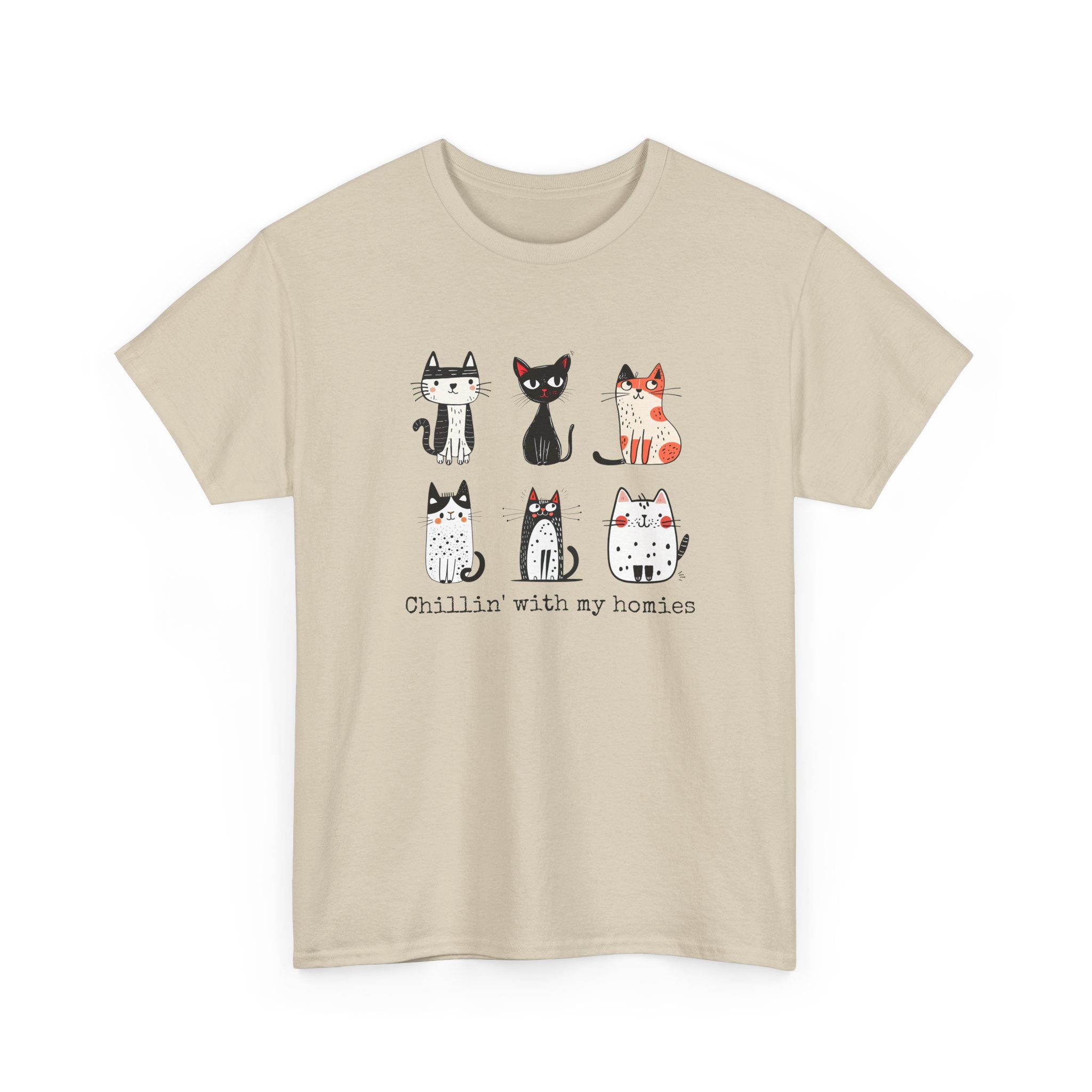 Chillin with My Homies Cats Tee
