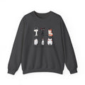 Chillin' with My Homies Cats Graphic Sweatshirt