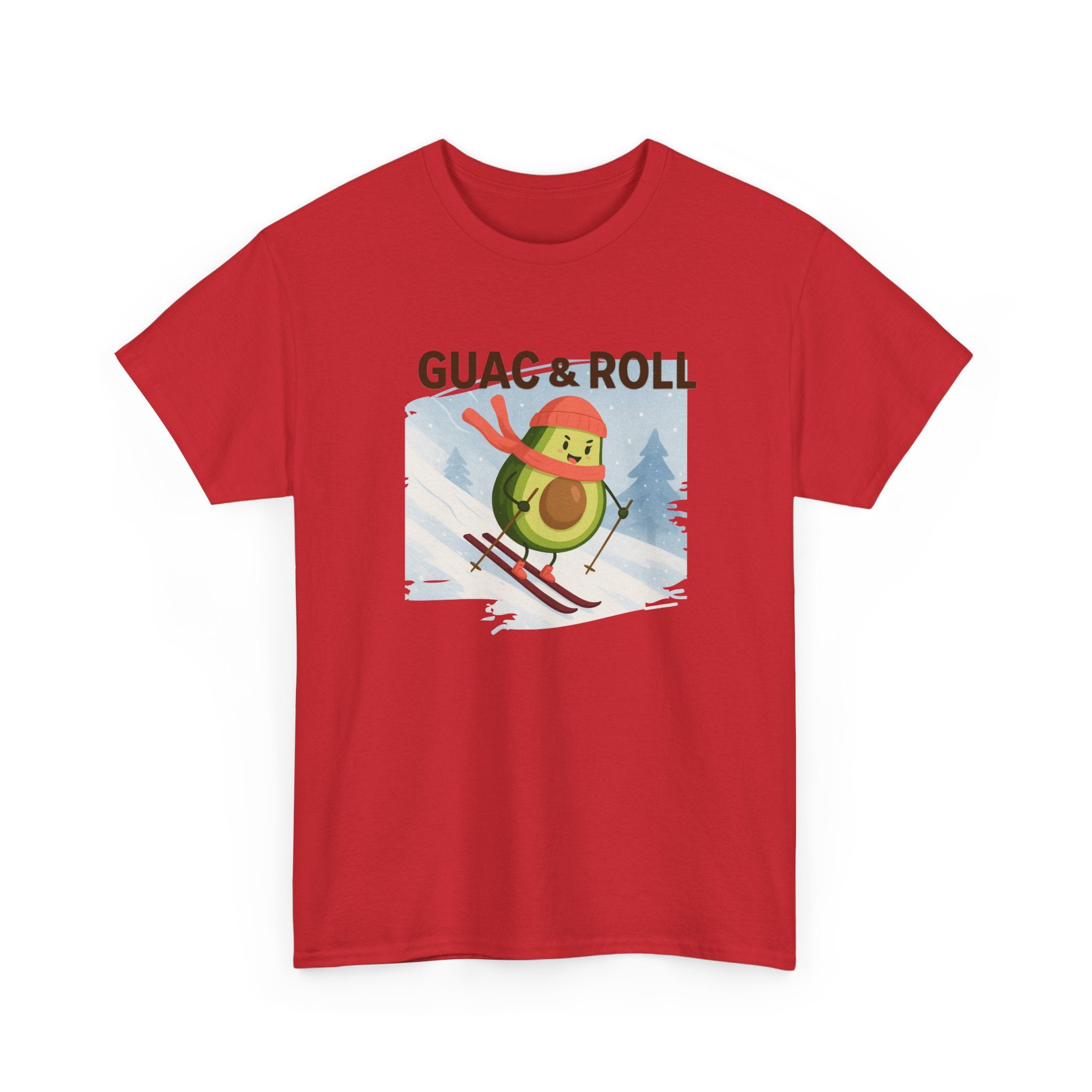Guac & Roll Avocado Skiing Tee