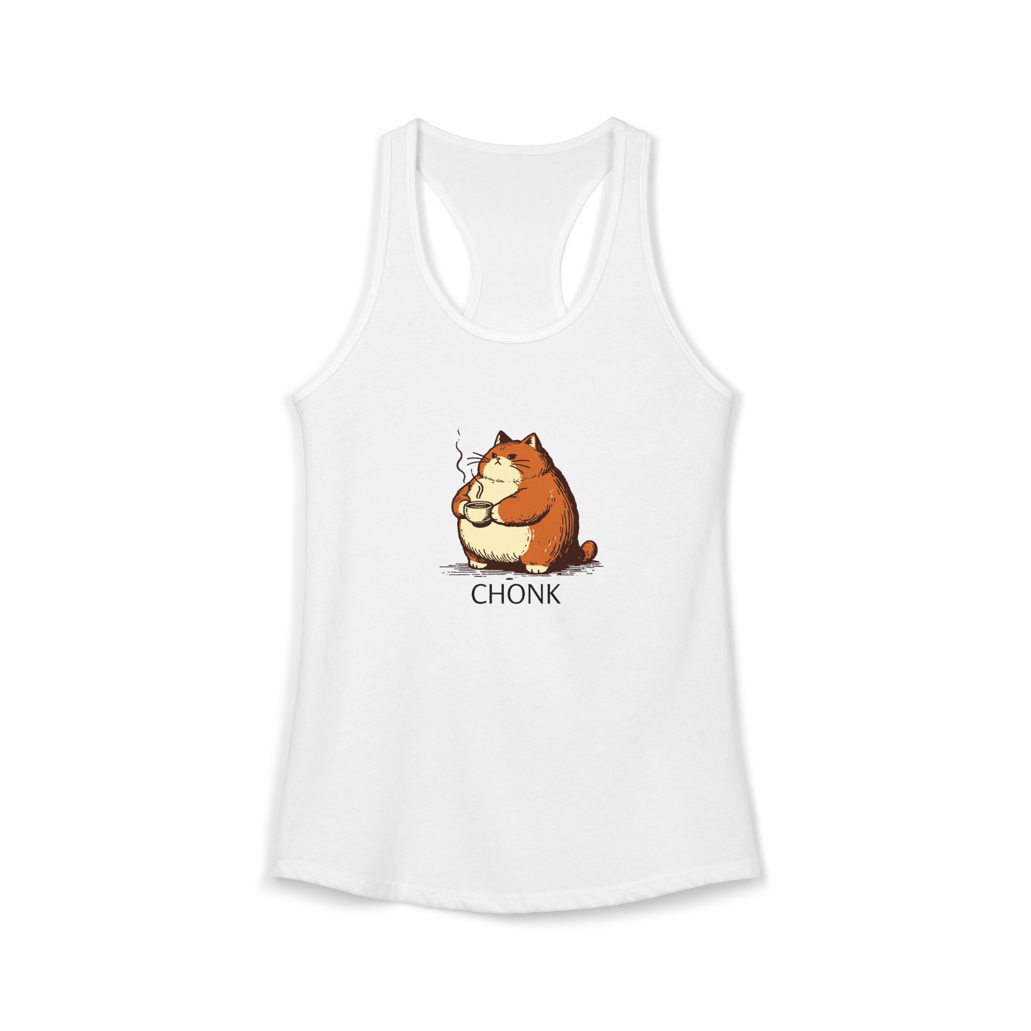 Retro Chonk Cat Tank Top
