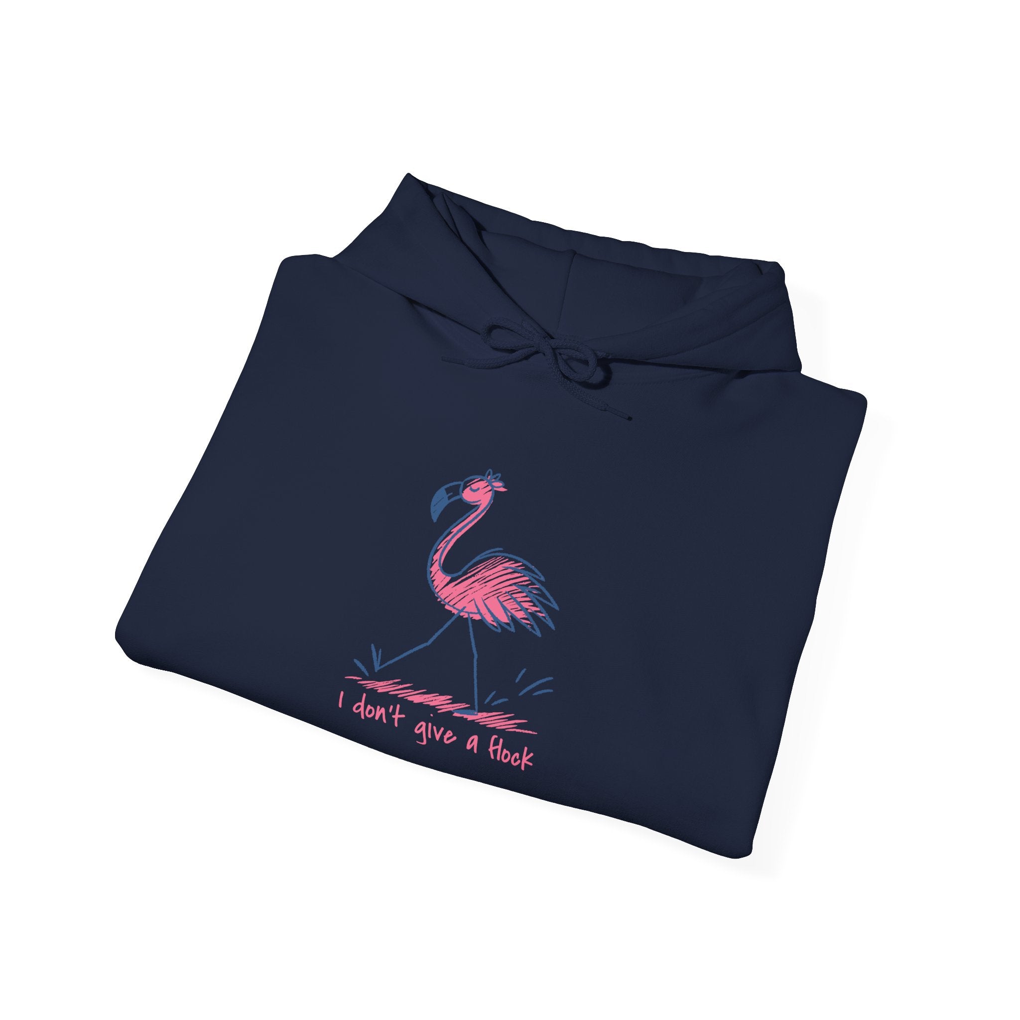 I Don't Give a Flock Flamingo Hoodie