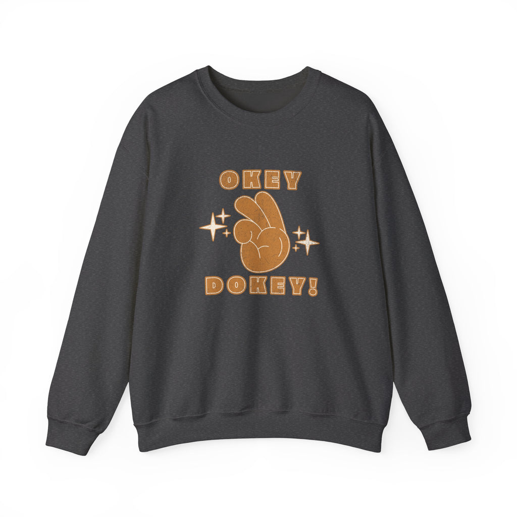 Okey Dokey Peace Sign Retro Sweatshirt