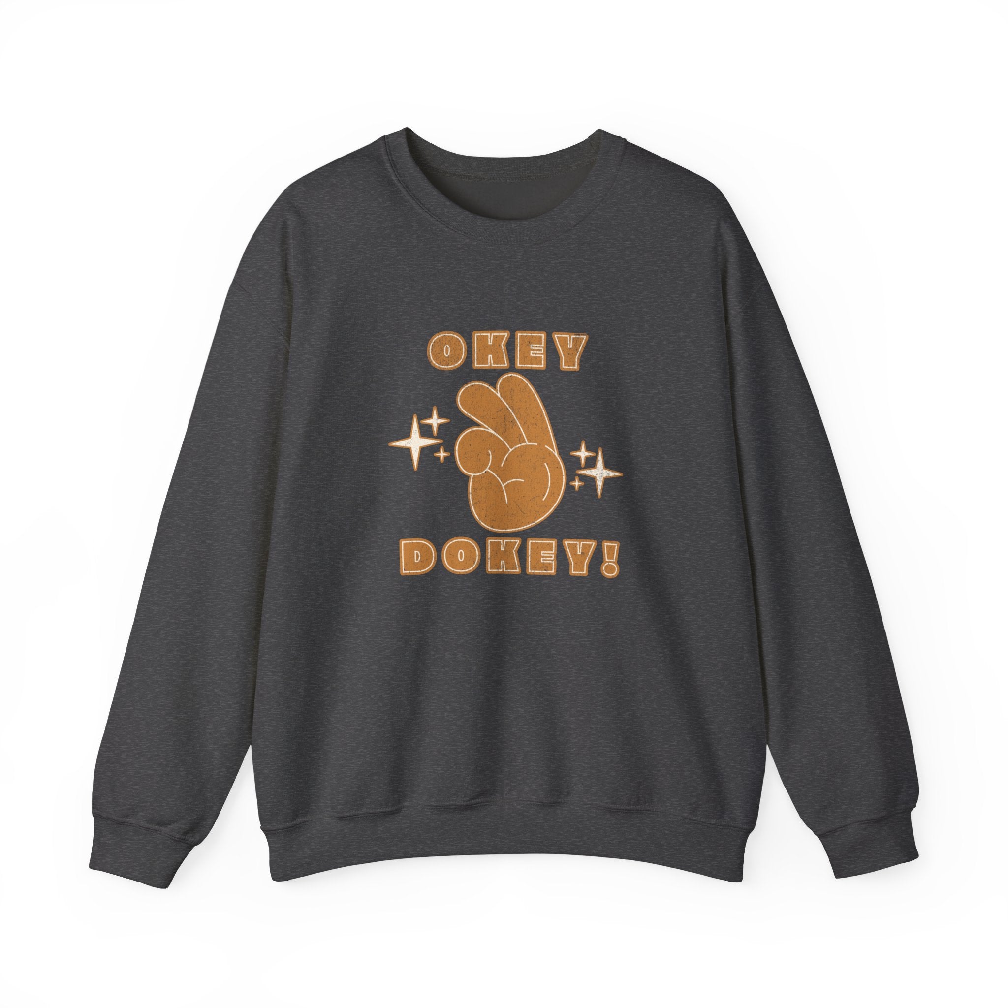 Okey Dokey Peace Sign Retro Sweatshirt
