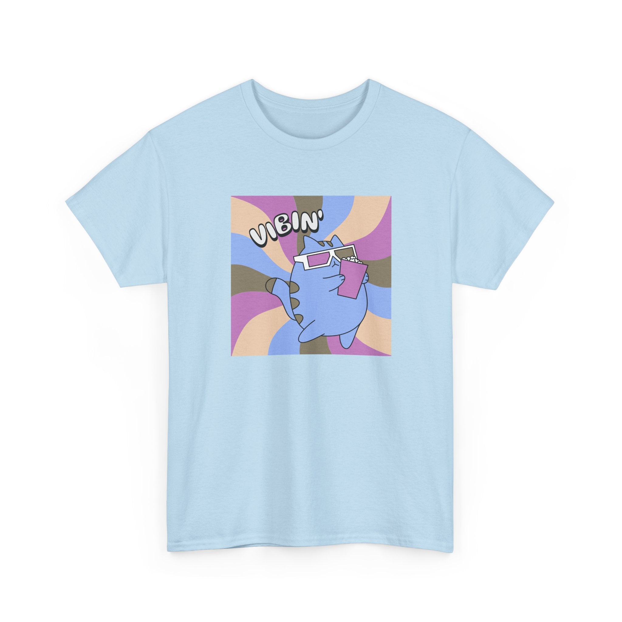 Vibin' Cat Illustration Tee