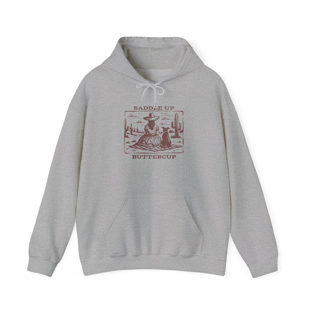 Saddle Up Buttercup Vintage Graphic Hoodie