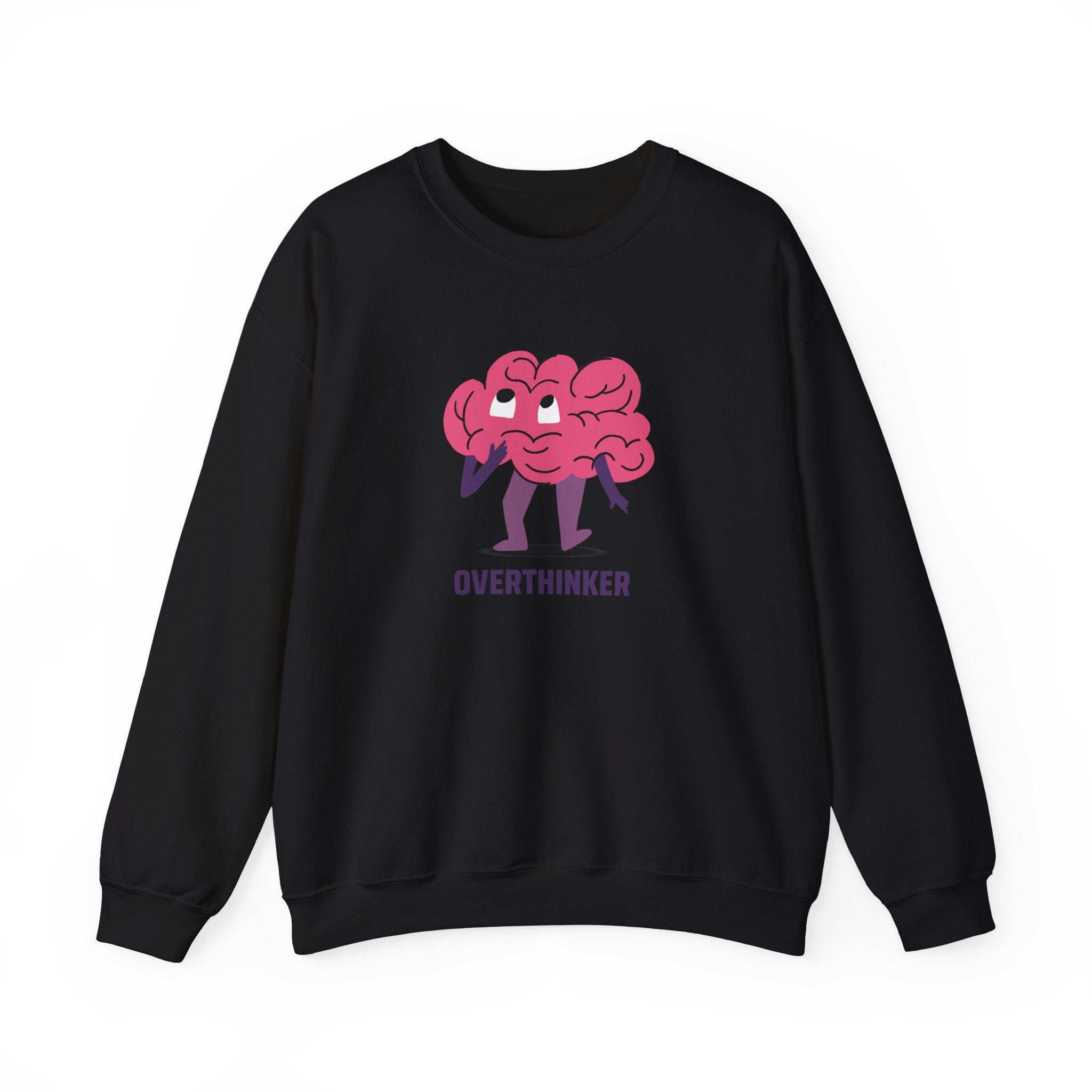 Overthinker Brain Illustration Sweatshirt