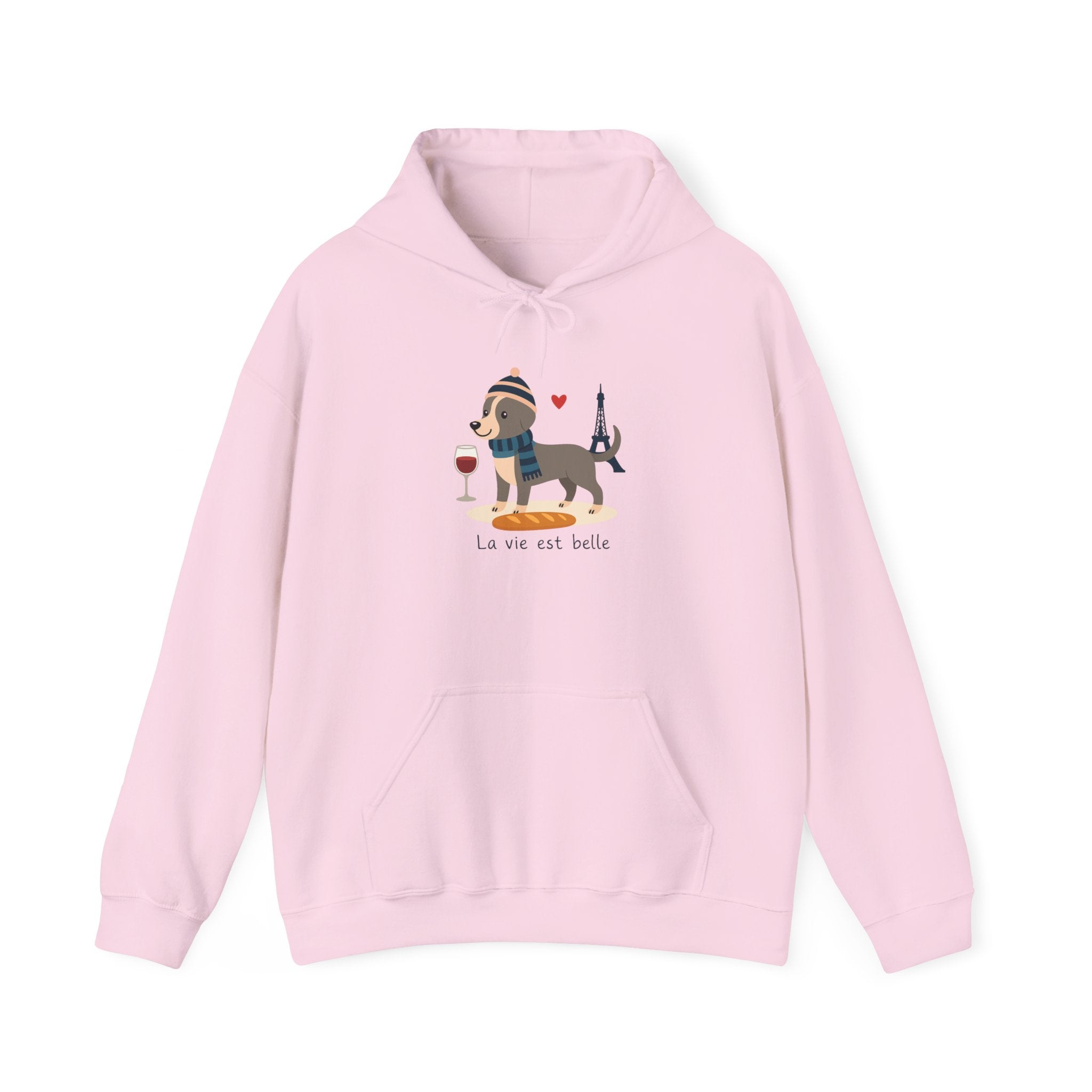 Dachshund Paris Lover Graphic Hoodie
