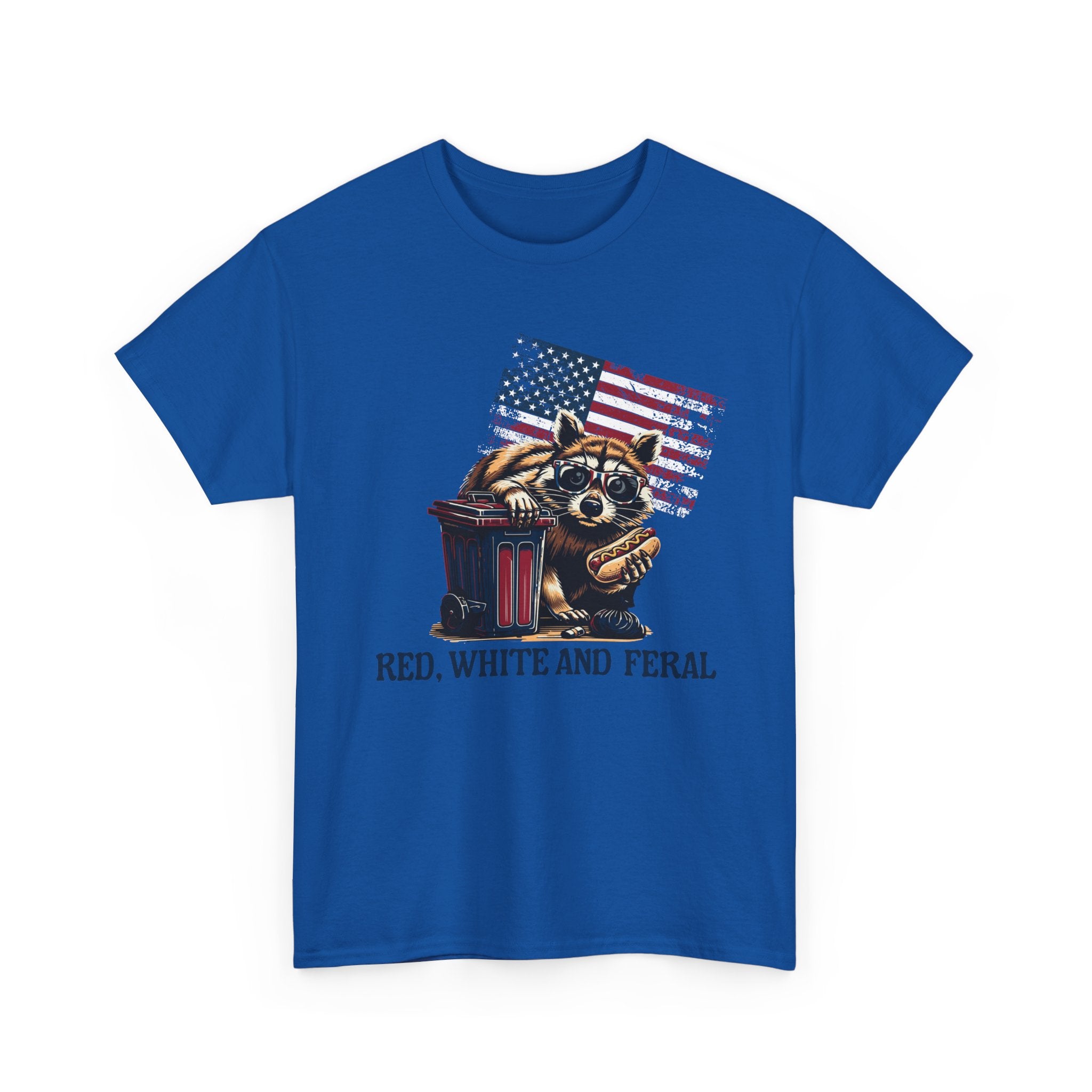 Red, White and Feral Patriotic Graphic Tee