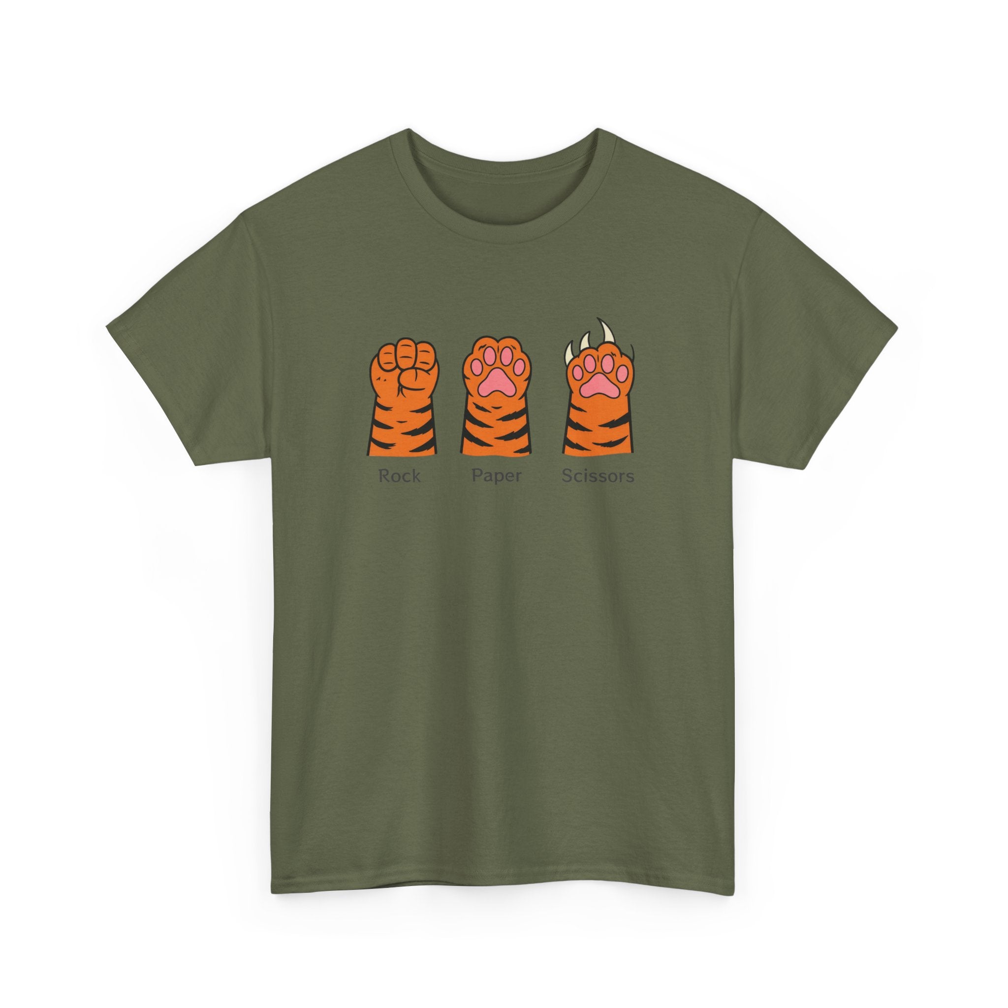 Rock Paper Scissors Tiger Paw Tee