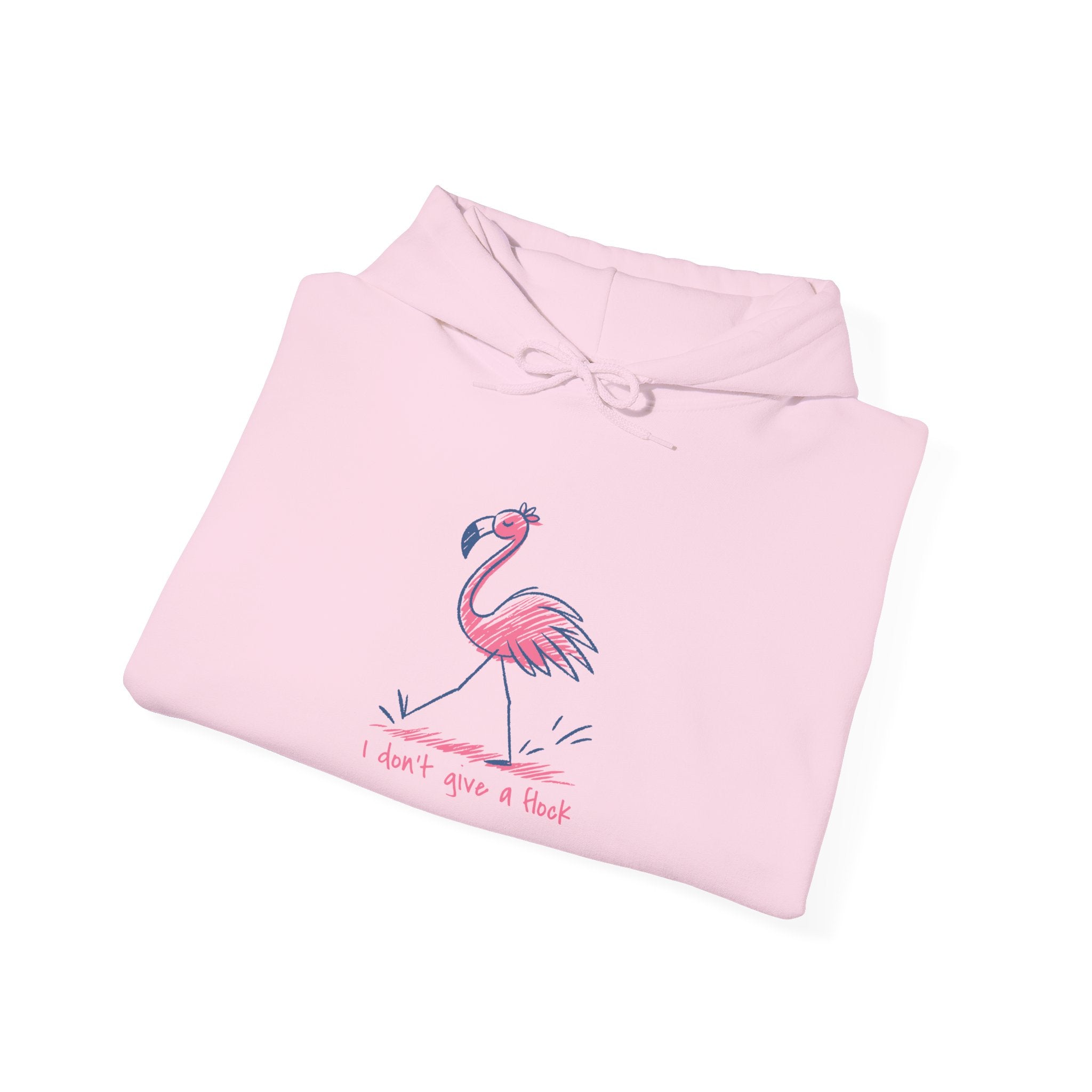 I Don't Give a Flock Flamingo Hoodie