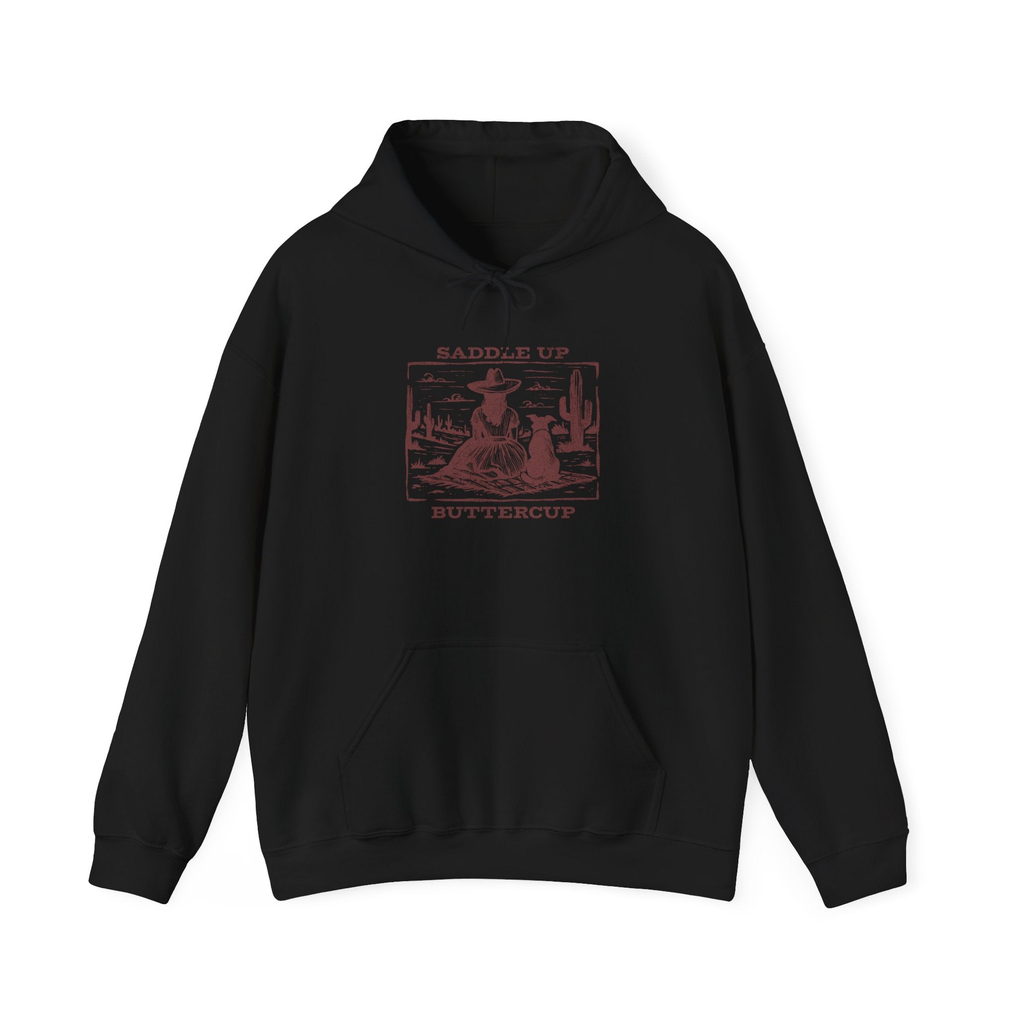 Saddle Up Buttercup Vintage Graphic Hoodie