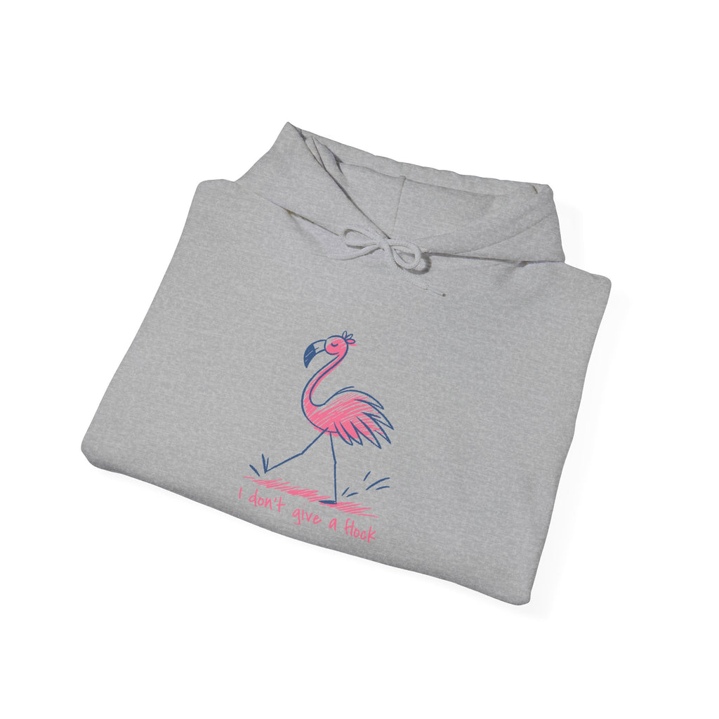 I Don't Give a Flock Flamingo Hoodie