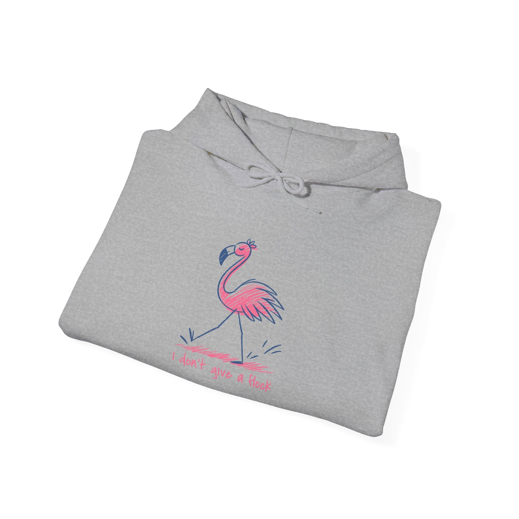 I Don't Give a Flock Flamingo Hoodie