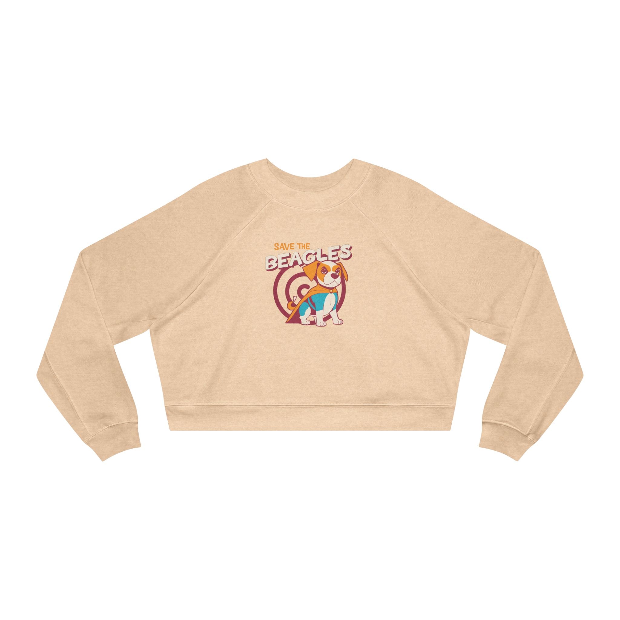 Save the Beagles Retro Cropped Sweatshirt