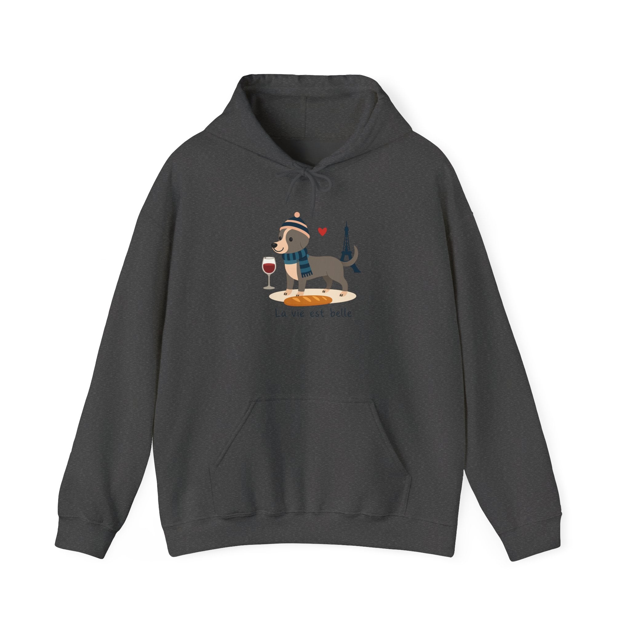 Dachshund Paris Lover Graphic Hoodie