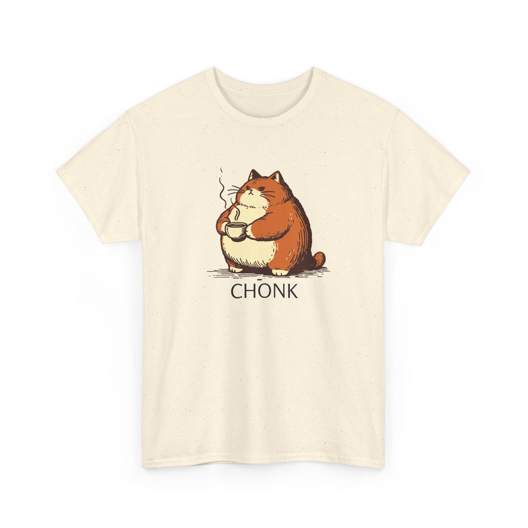 Chonk Cat Illustration Tee