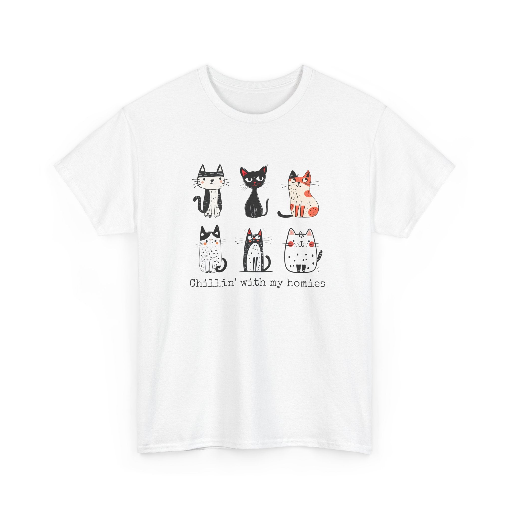 Chillin with My Homies Cats Tee