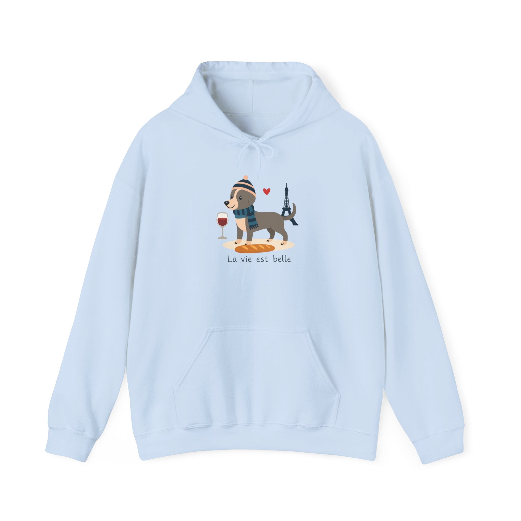 Dachshund Paris Lover Graphic Hoodie