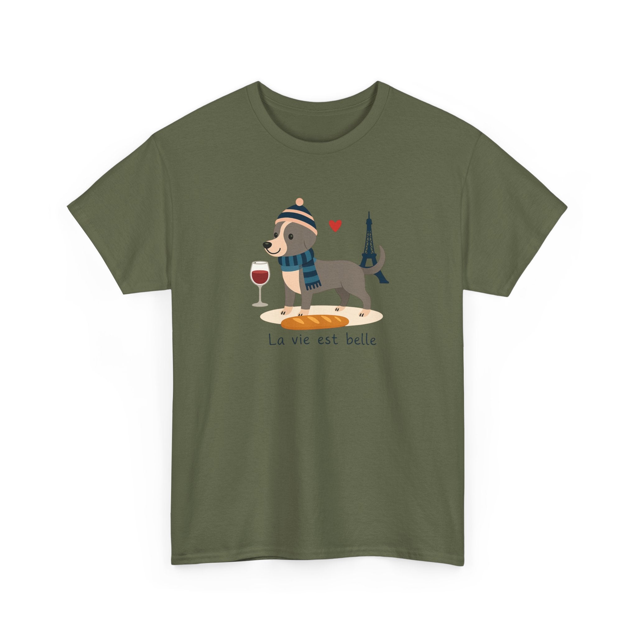 Dachshund Paris Graphic Tee