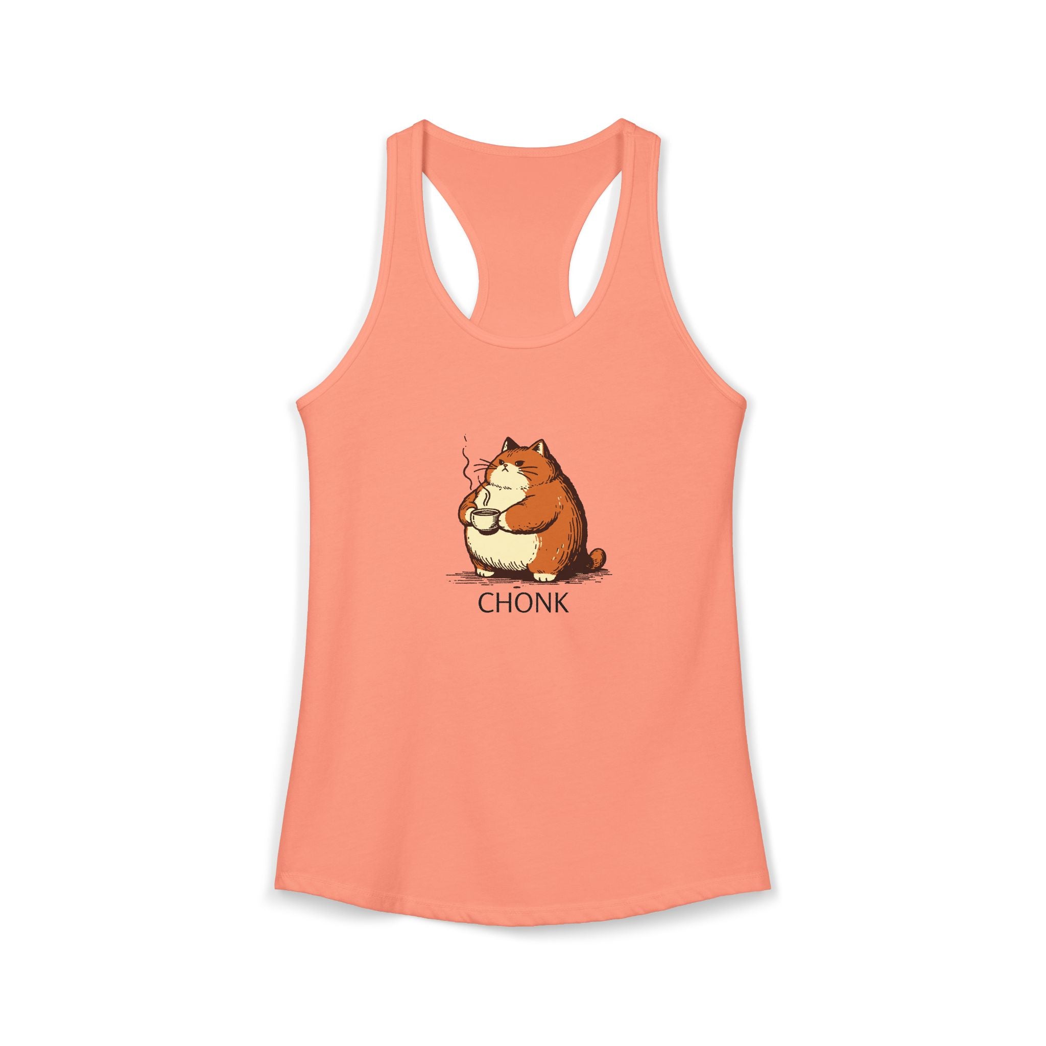 Retro Chonk Cat Tank Top