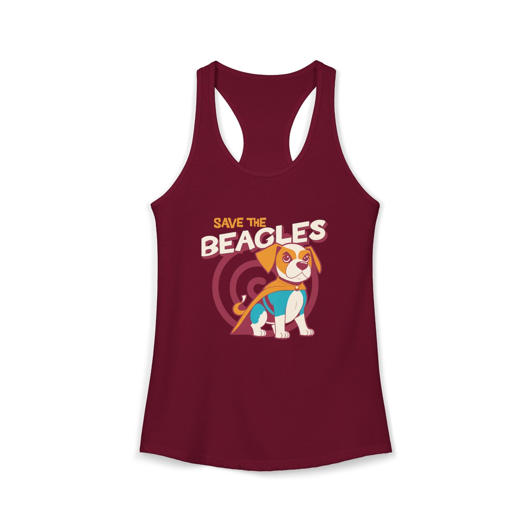 Save the Beagles Women’s Racerback Tank Top