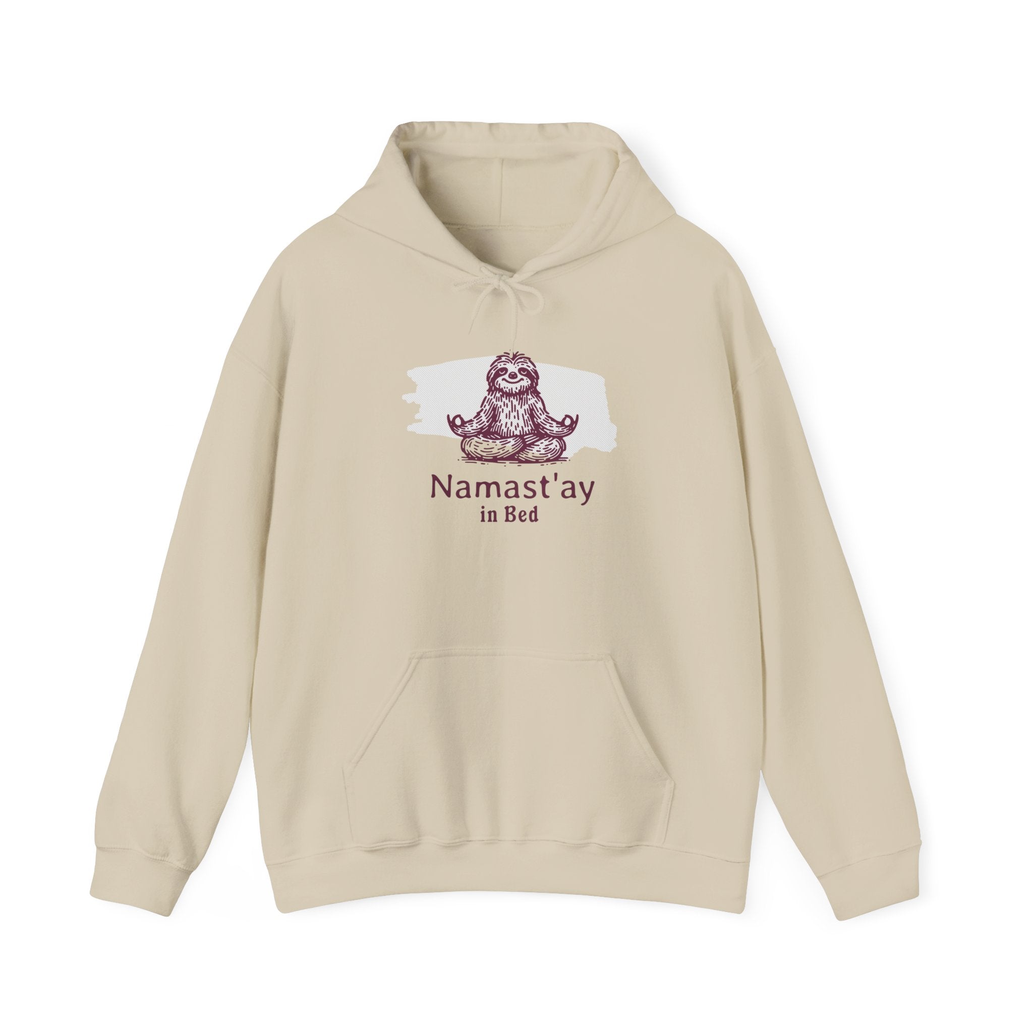 Namast'ay in Bed Sloth Hoodie