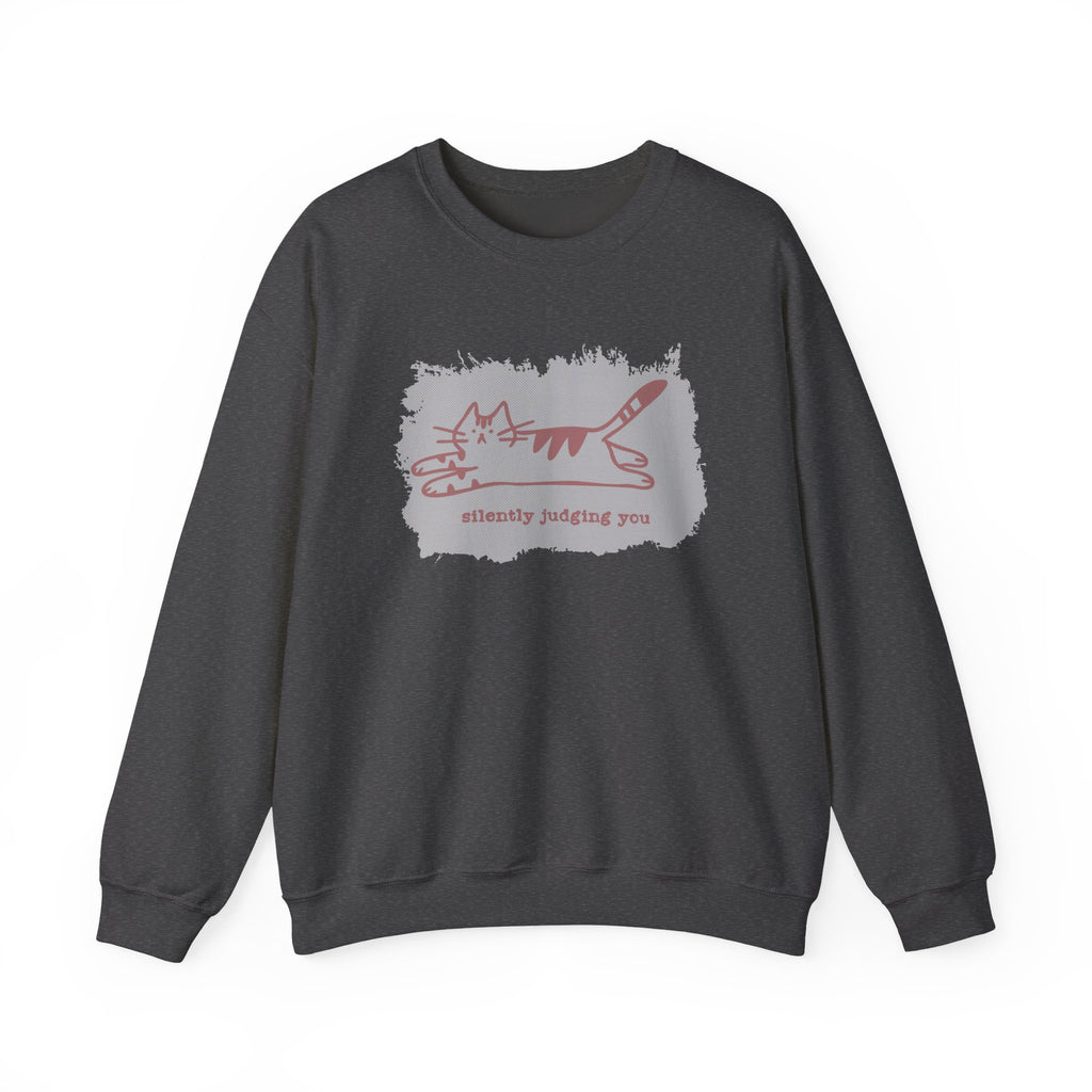 Silently Judging Cat Sweatshirt