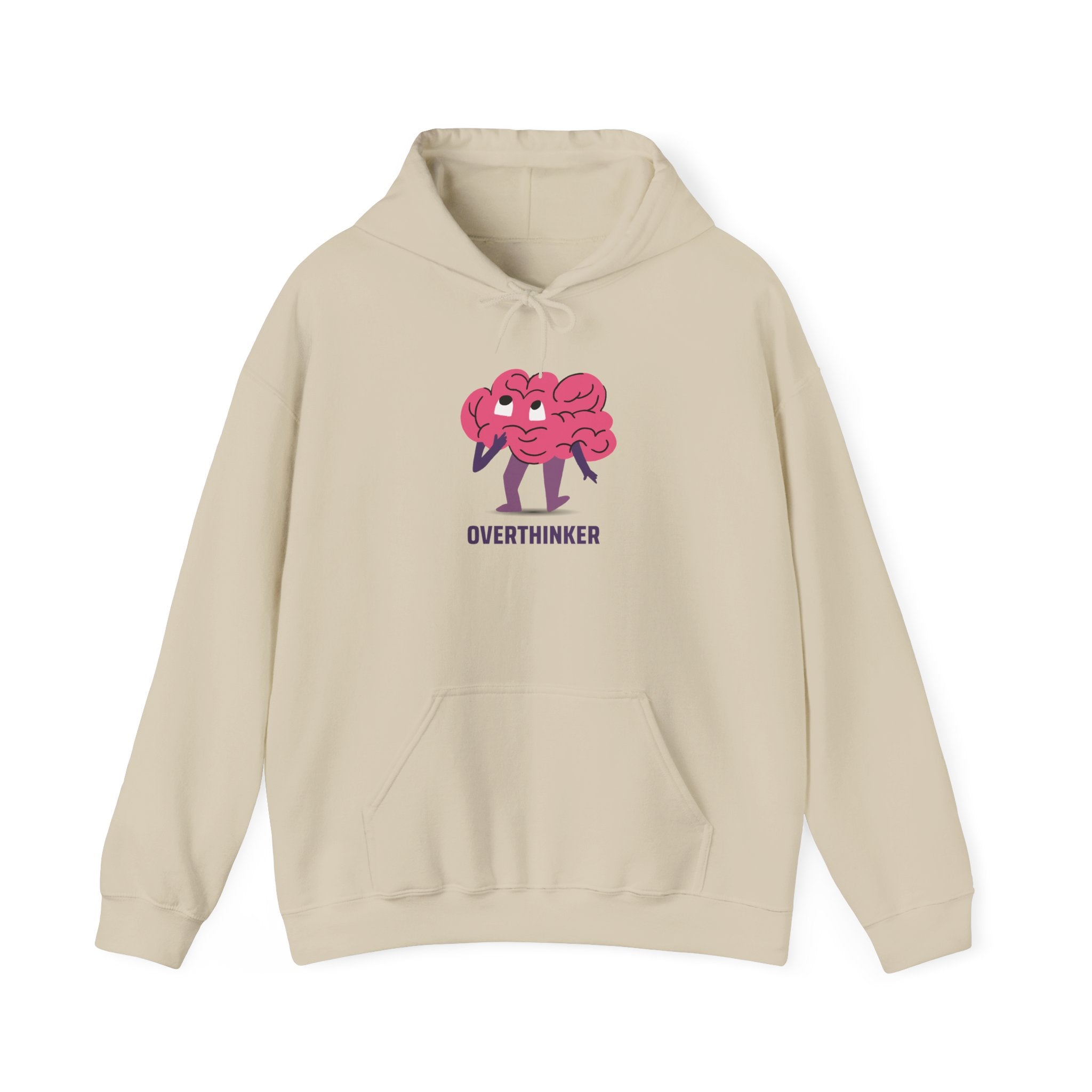 Overthinker Brain Character Hoodie