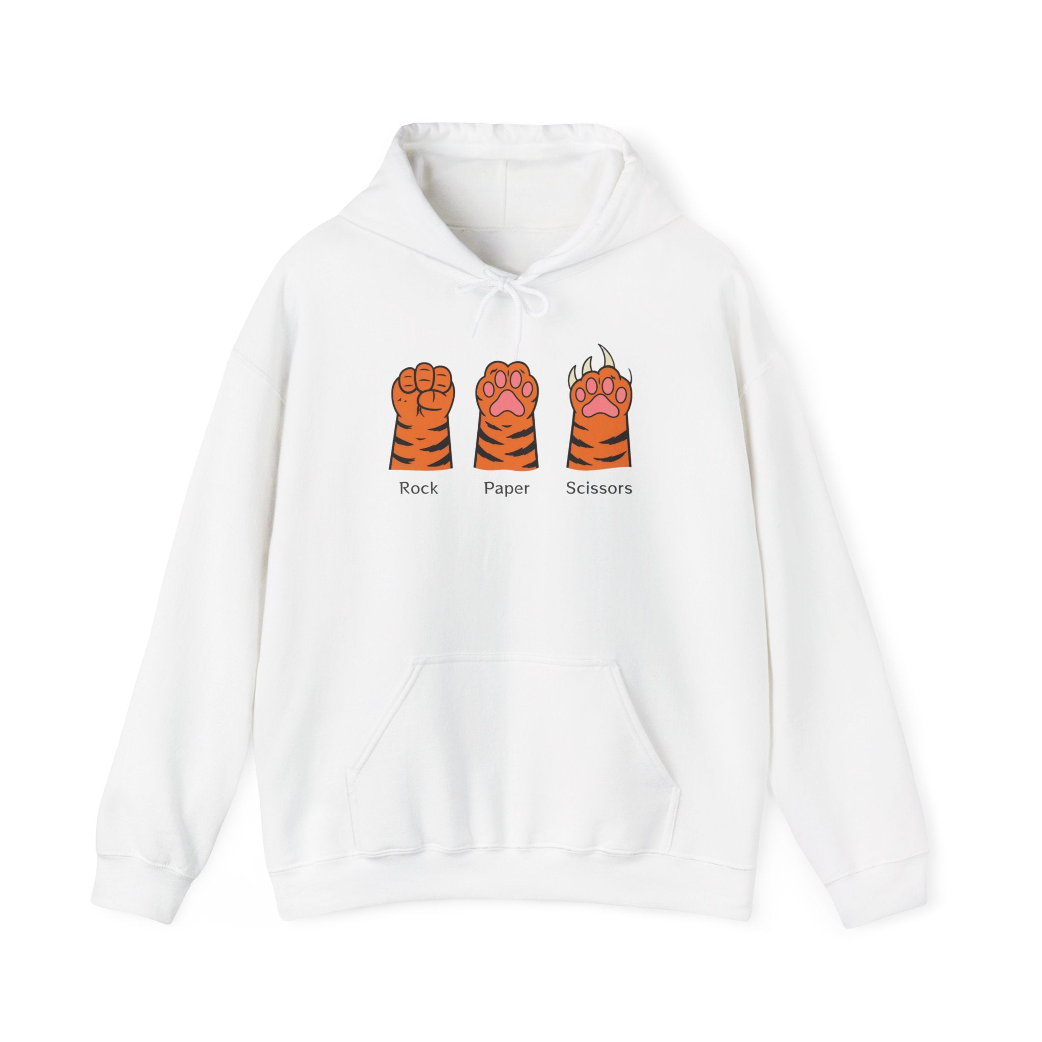 Tiger Paw Rock Paper Scissors Hoodie