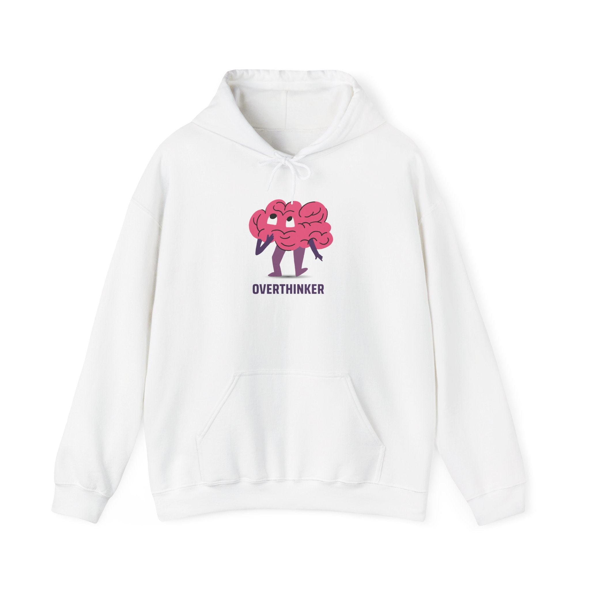 Overthinker Brain Character Hoodie