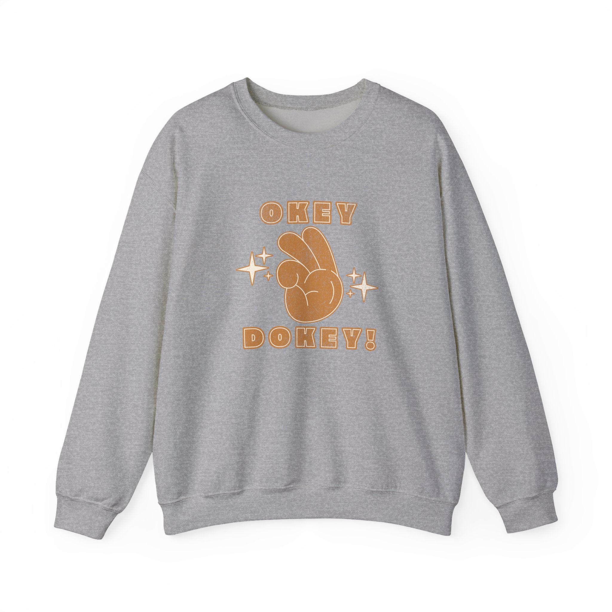 Okey Dokey Peace Sign Retro Sweatshirt