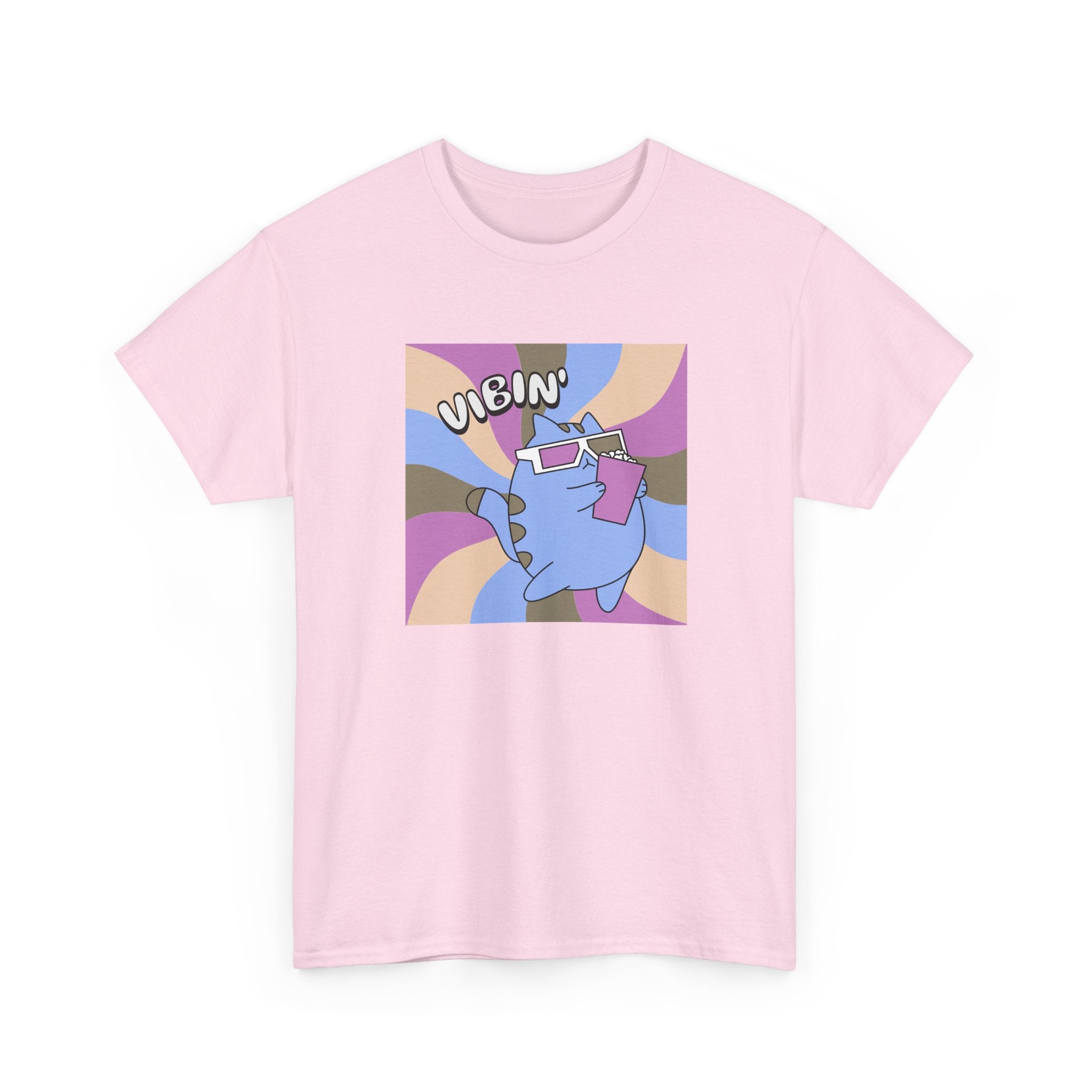 Vibin' Cat Illustration Tee