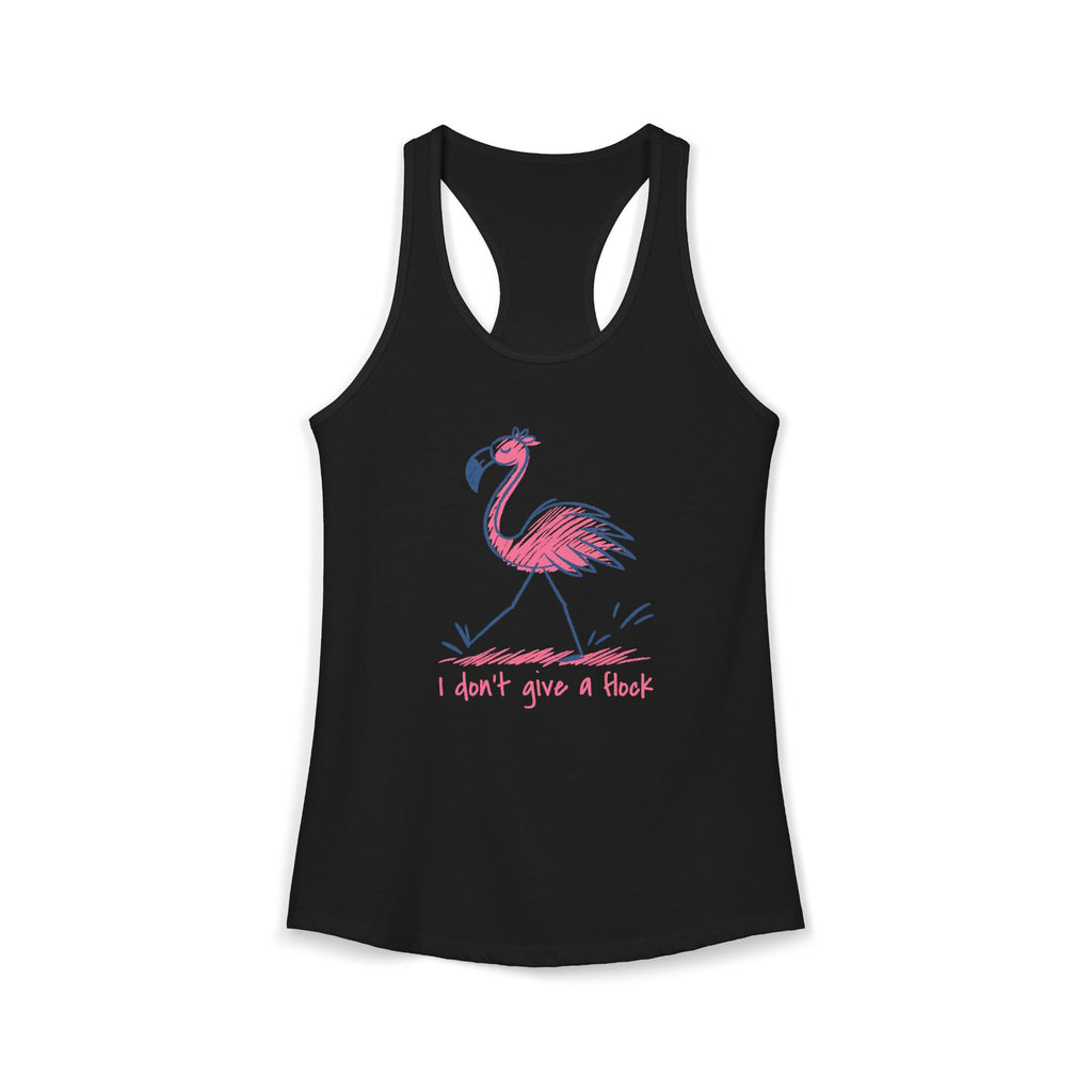 I Don’t Give a Flock Flamingo Tank Top