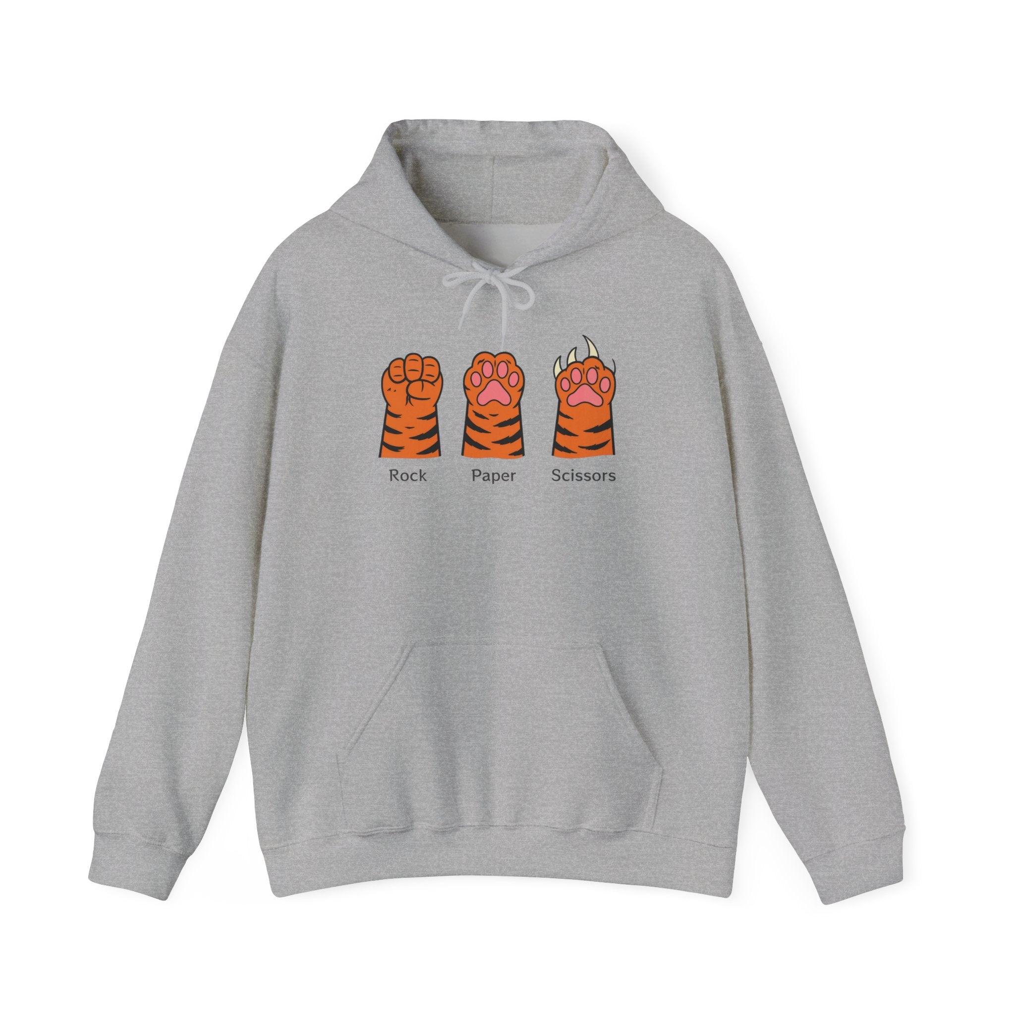 Tiger Paw Rock Paper Scissors Hoodie