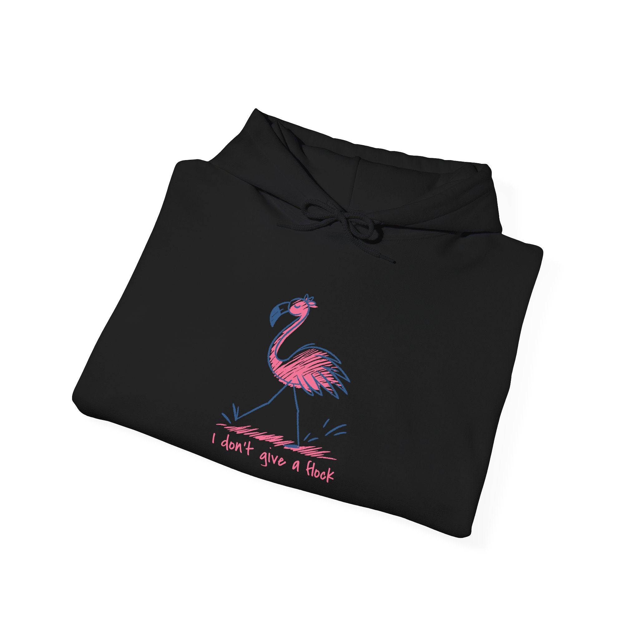 I Don't Give a Flock Flamingo Hoodie