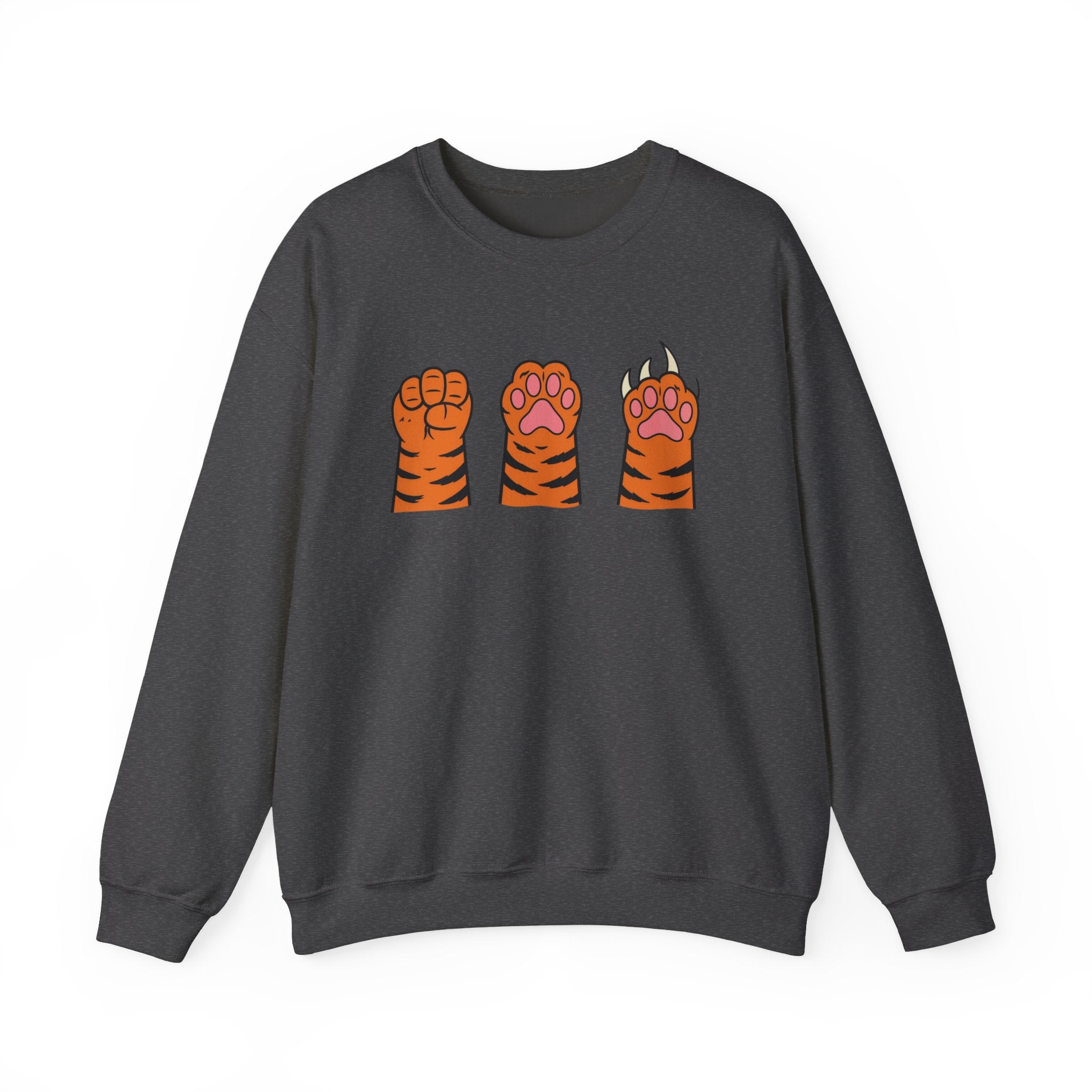 Tiger Paw Rock Paper Scissors Sweatshirt