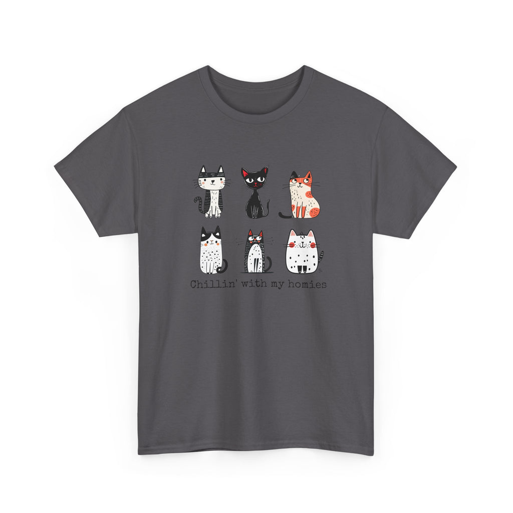 Chillin with My Homies Cats Tee