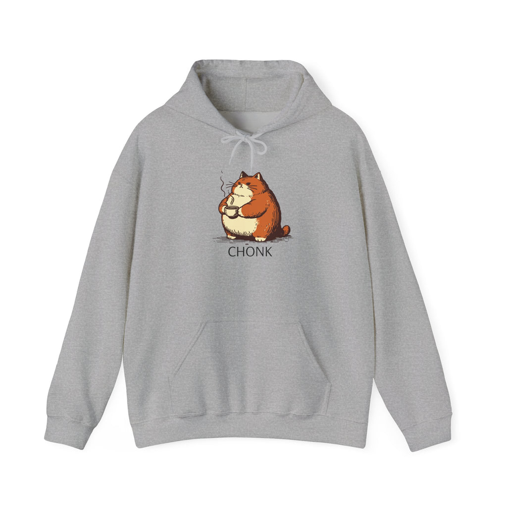 Chonk Cartoon Cat Hoodie
