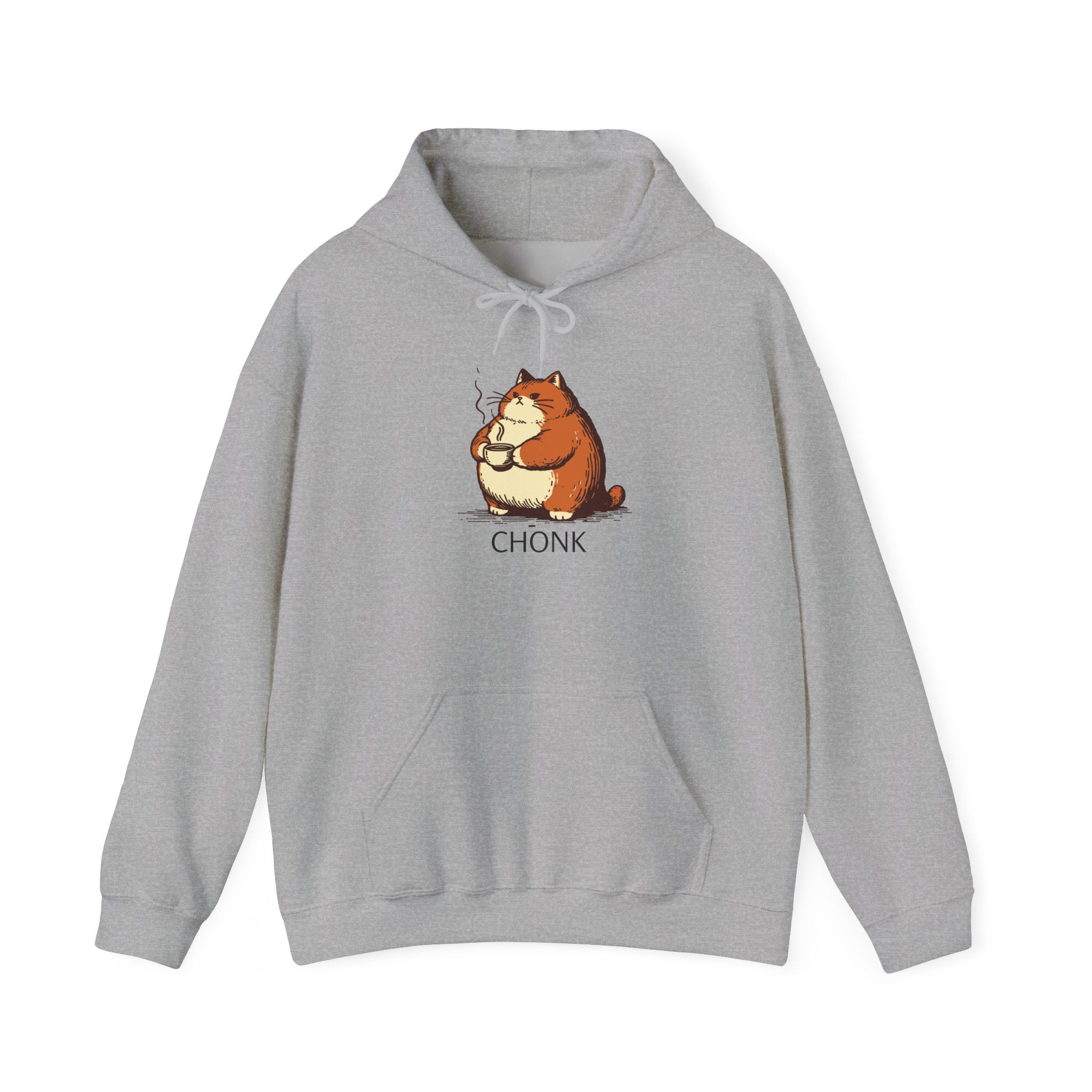Chonk Cartoon Cat Hoodie