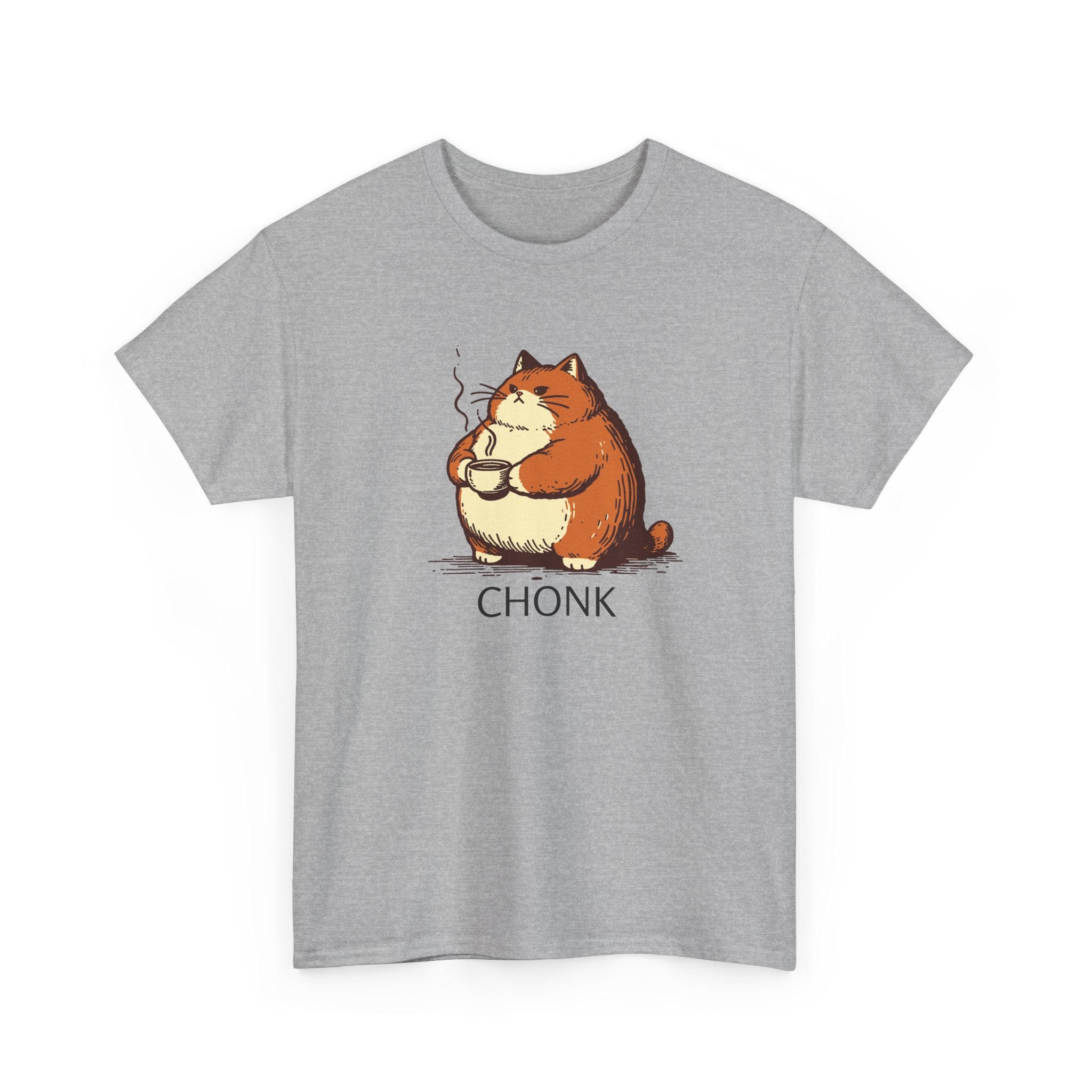 Chonk Cat Illustration Tee