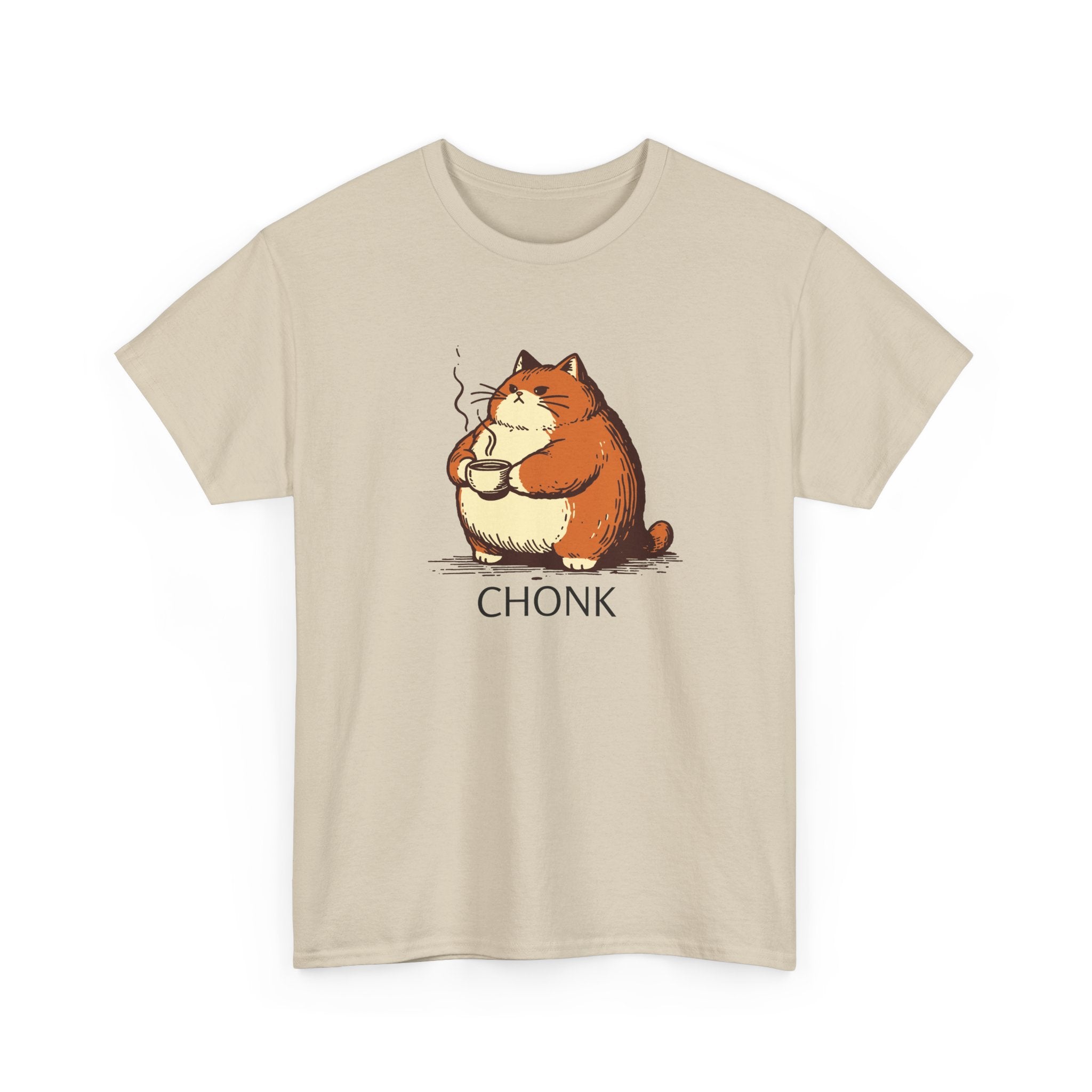 Chonk Cat Illustration Tee