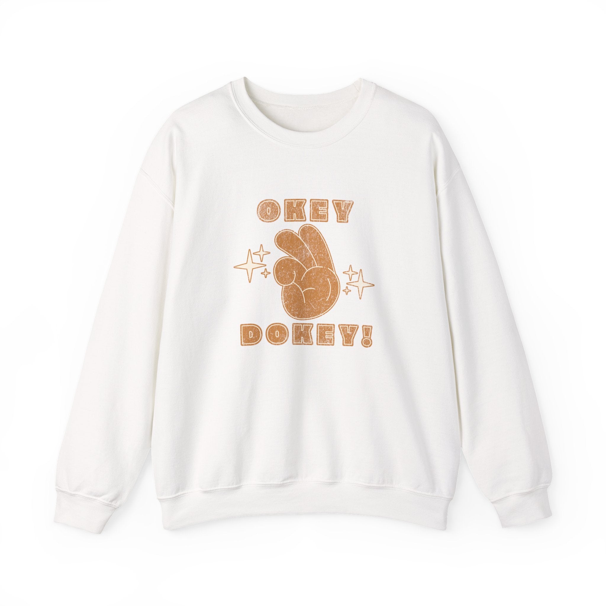 Okey Dokey Peace Sign Retro Sweatshirt