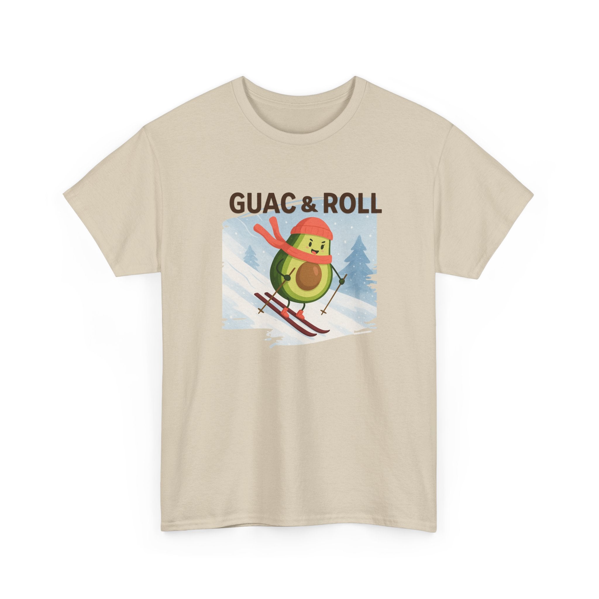 Guac & Roll Avocado Skiing Tee