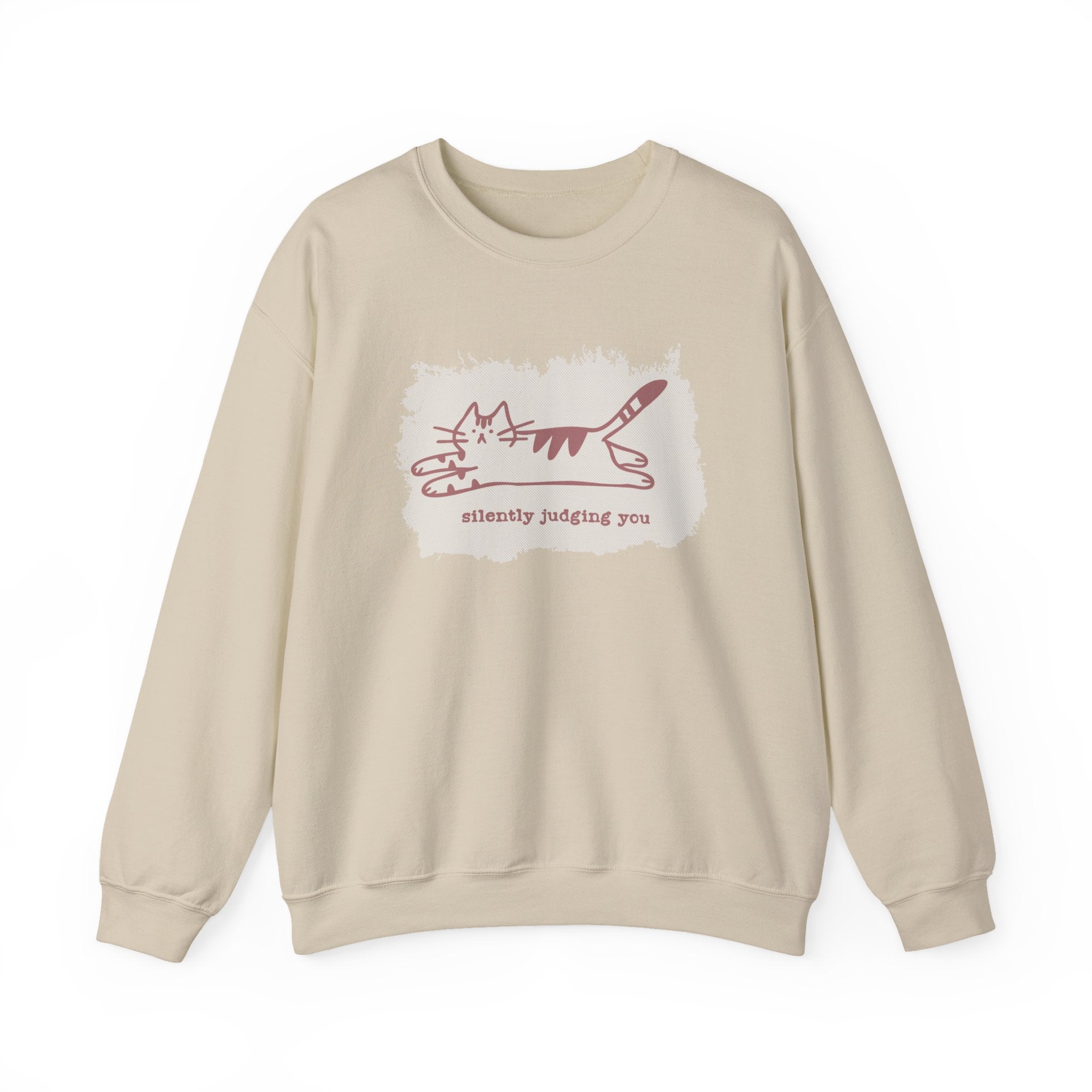 Silently Judging Cat Sweatshirt