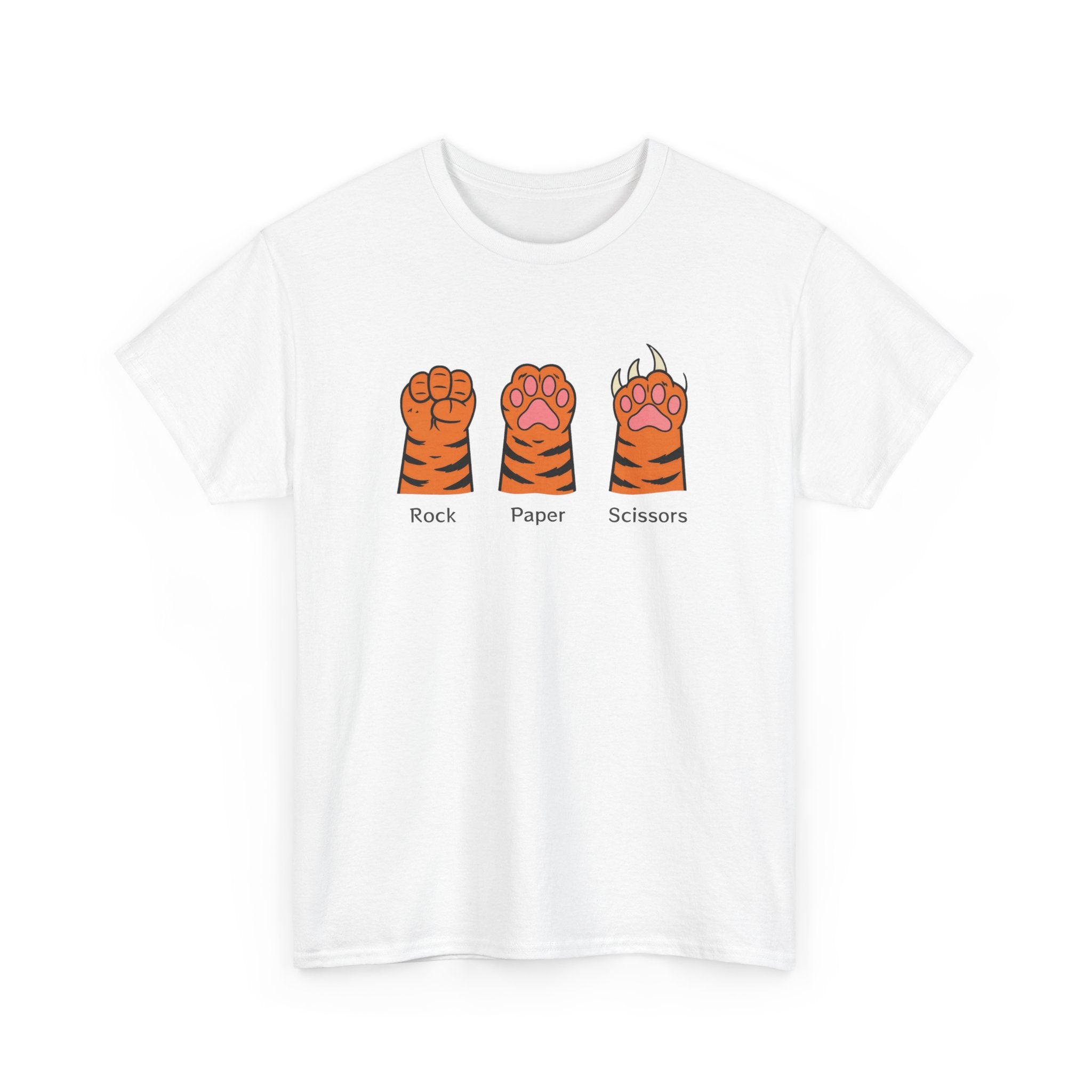 Rock Paper Scissors Tiger Paw Tee
