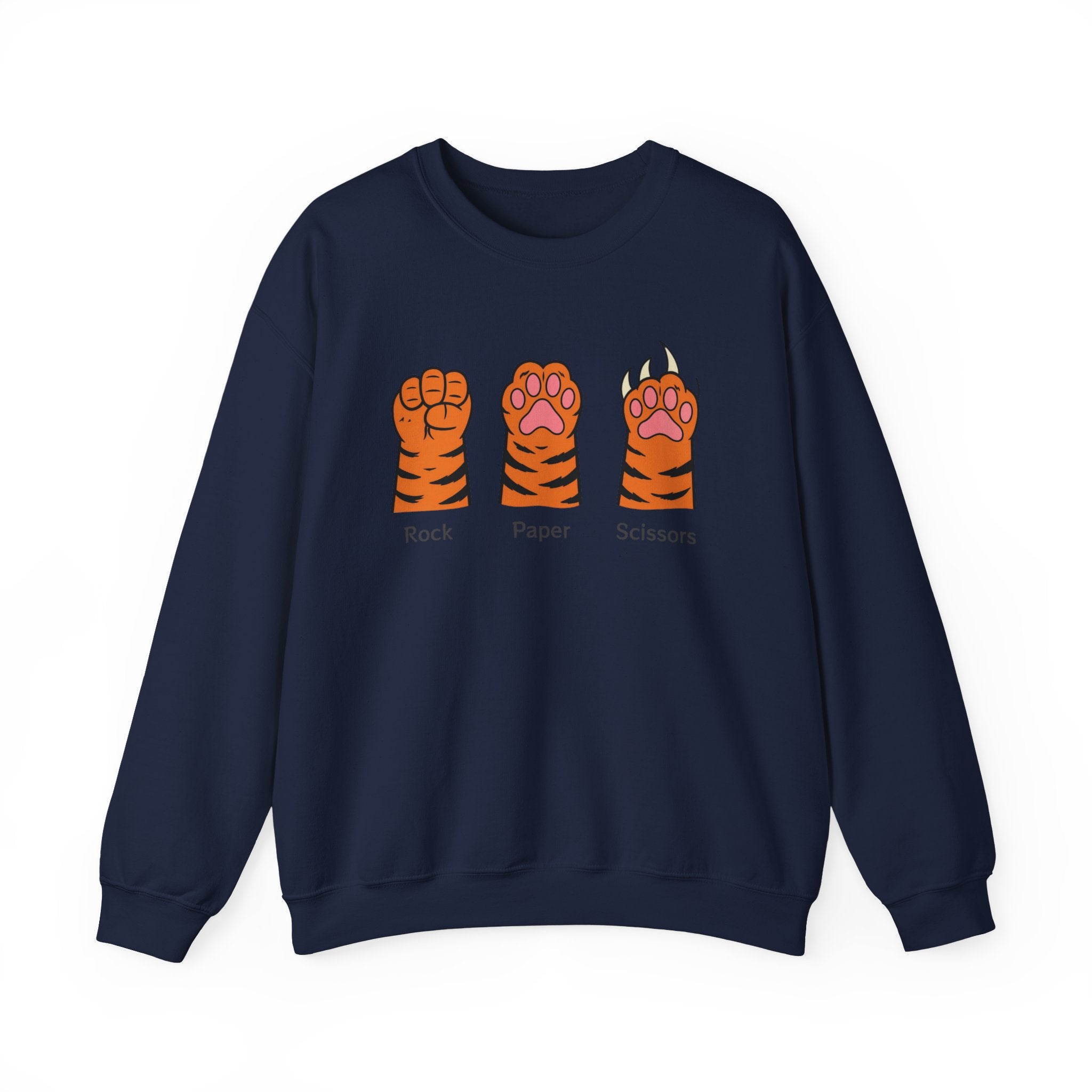 Tiger Paw Rock Paper Scissors Sweatshirt