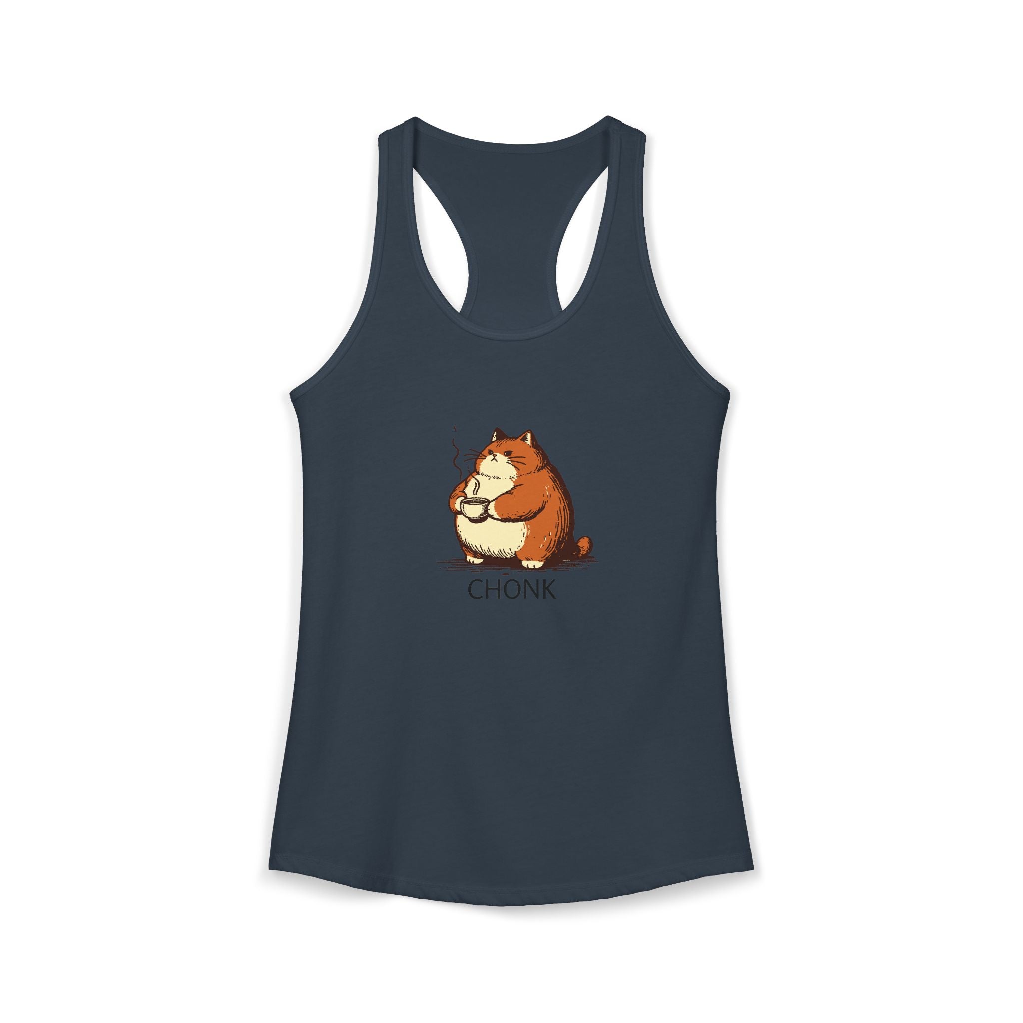 Retro Chonk Cat Tank Top