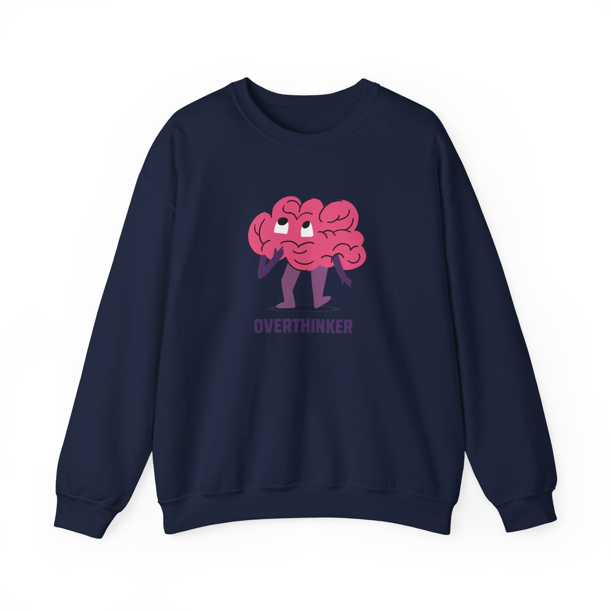 Overthinker Brain Illustration Sweatshirt