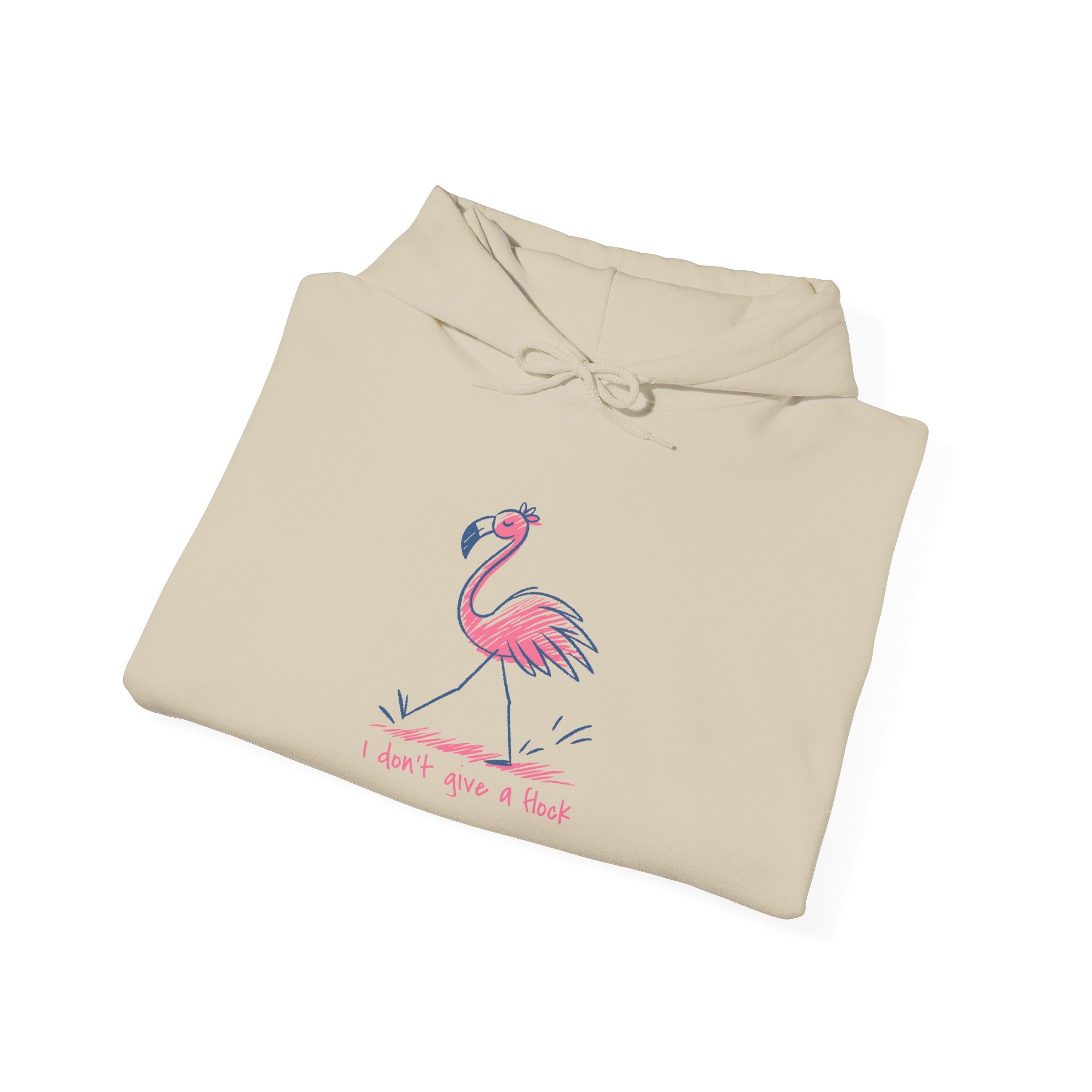 I Don't Give a Flock Flamingo Hoodie