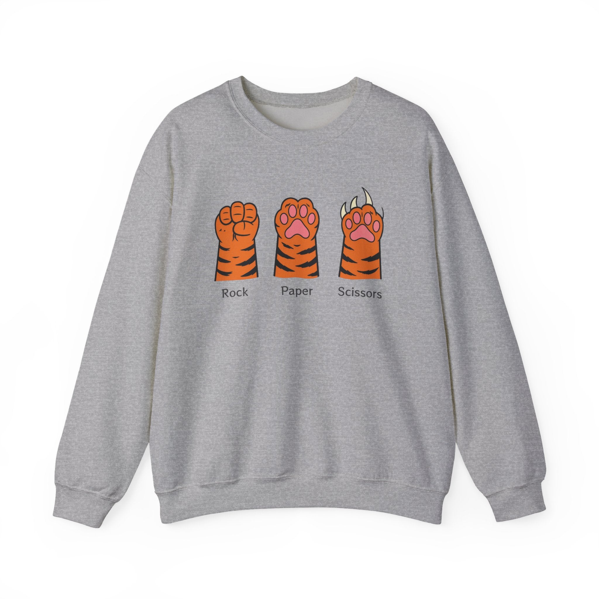 Tiger Paw Rock Paper Scissors Sweatshirt